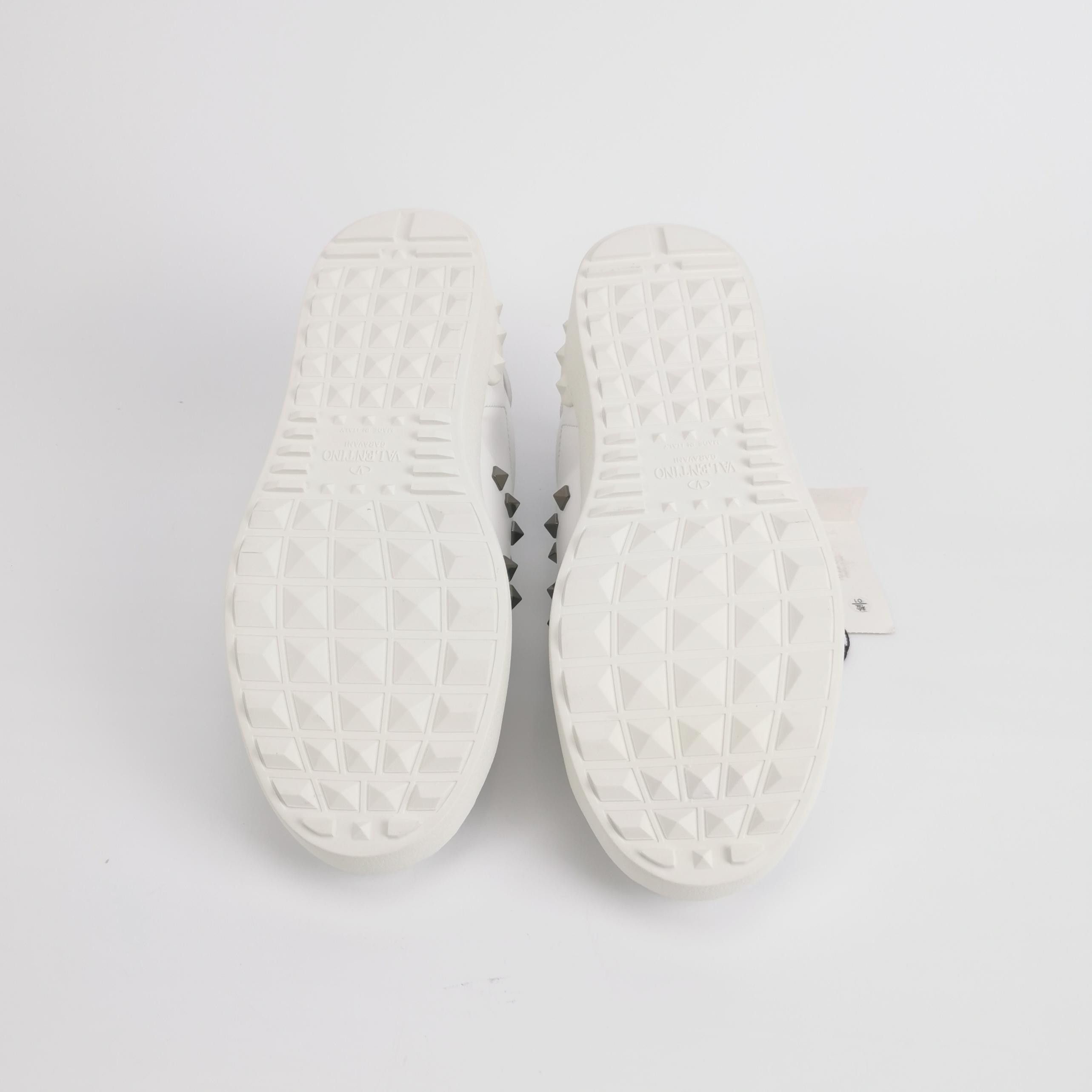 Valentino Valentino Rockstud Untitled Leather Sneakers EU 40.5 Size US 7 / EU 40 - 6 Thumbnail