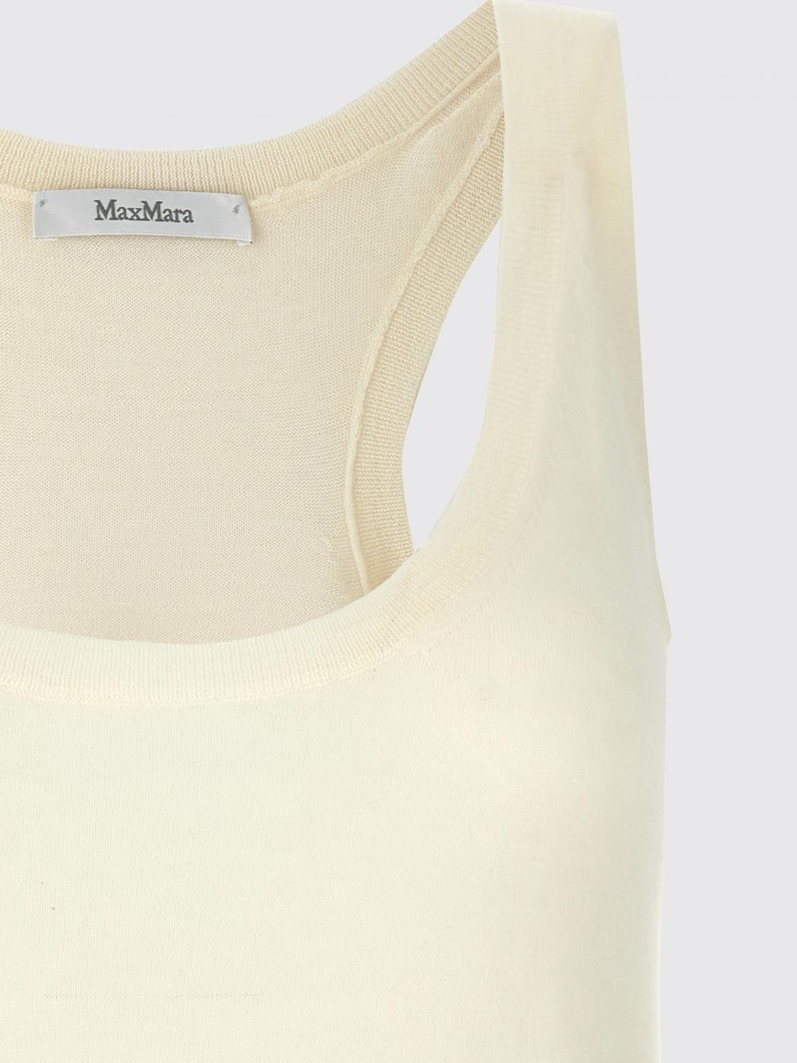 Max Mara Max Mara T-Shirt Woman White Size L / US 10 / IT 46 - 3 Thumbnail