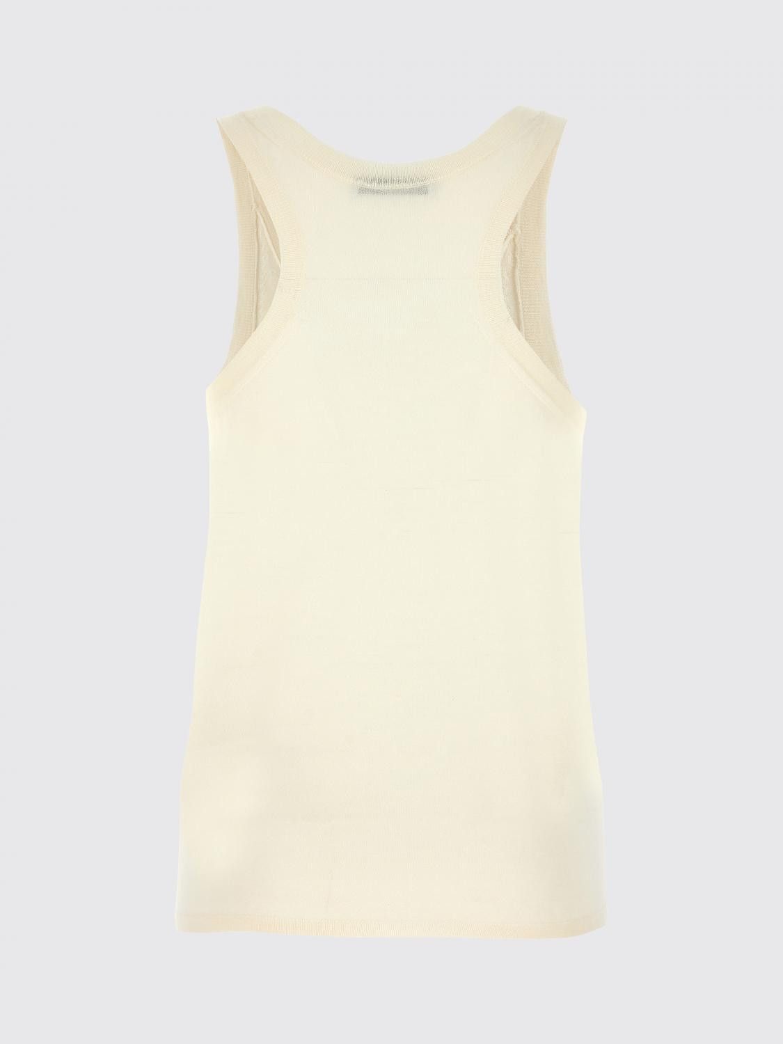 Max Mara Max Mara T-Shirt Woman White Size L / US 10 / IT 46 - 2 Thumbnail