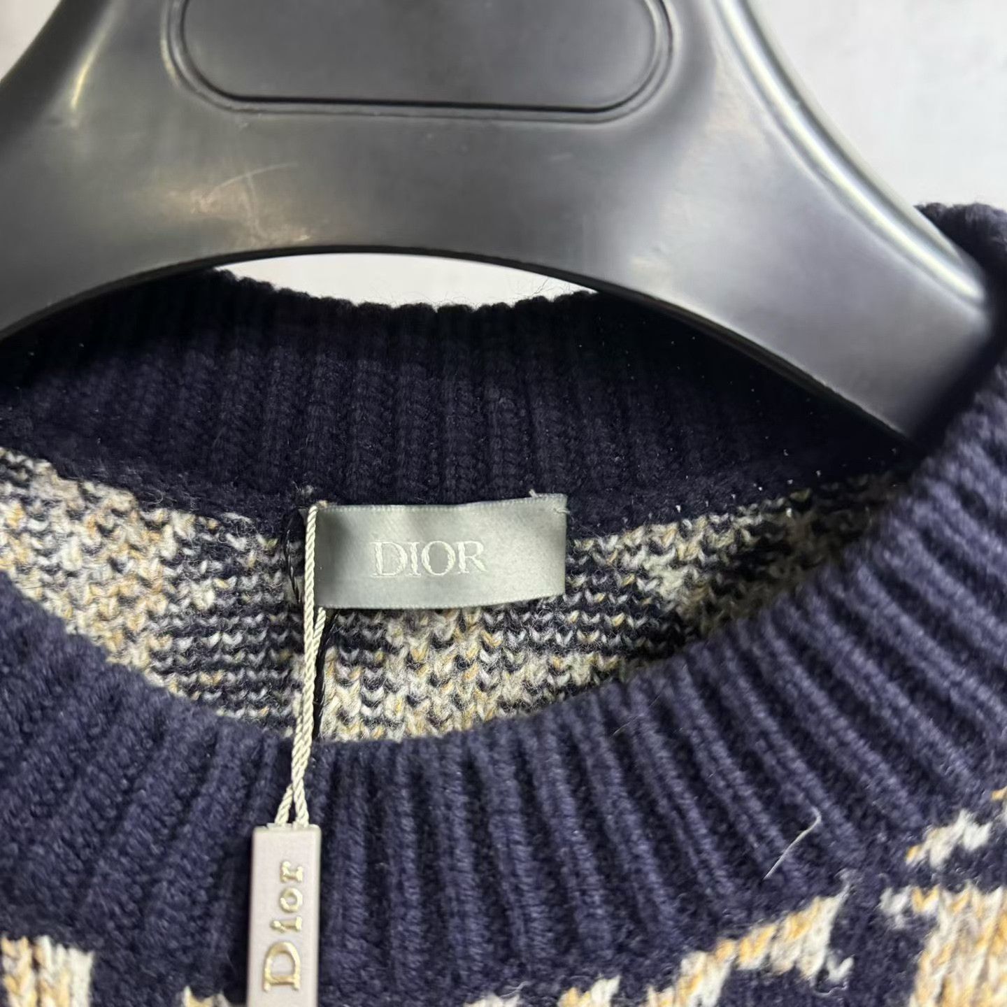 Dior Dior Retro Graphic Blue Sweater m Men Size US M / EU 48-50 / 2 - 3 Thumbnail