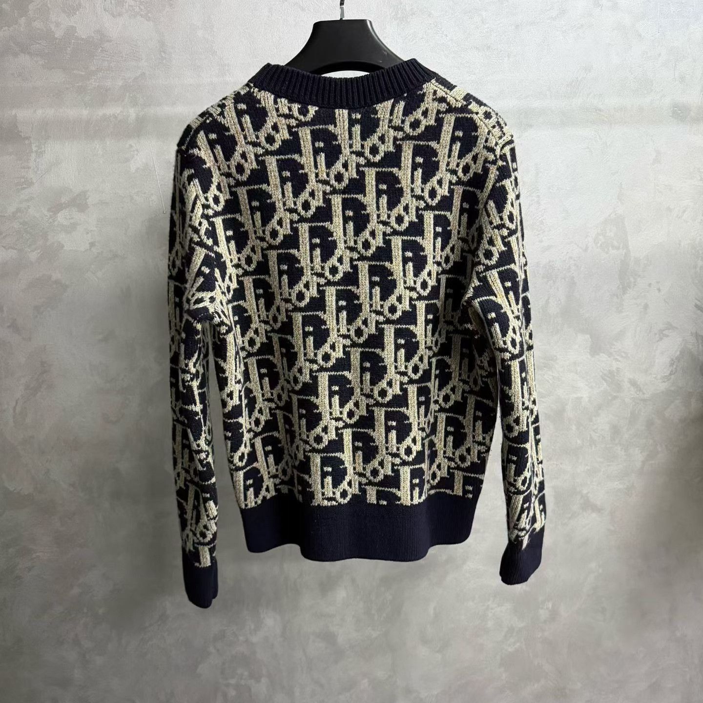 Dior Dior Retro Graphic Blue Sweater m Men Size US M / EU 48-50 / 2 - 2 Thumbnail