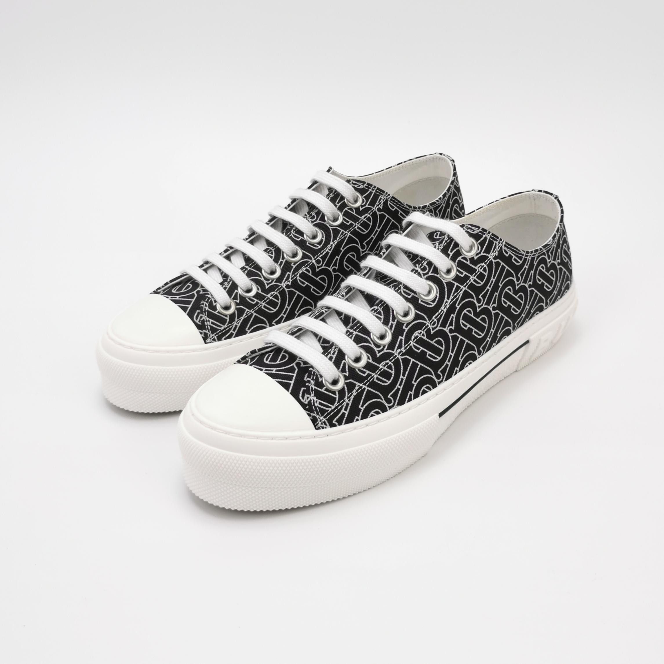 Burberry Burberry TB Monogram Canvas Sneakers 43 Size US 10 / EU 43 - 3 Thumbnail