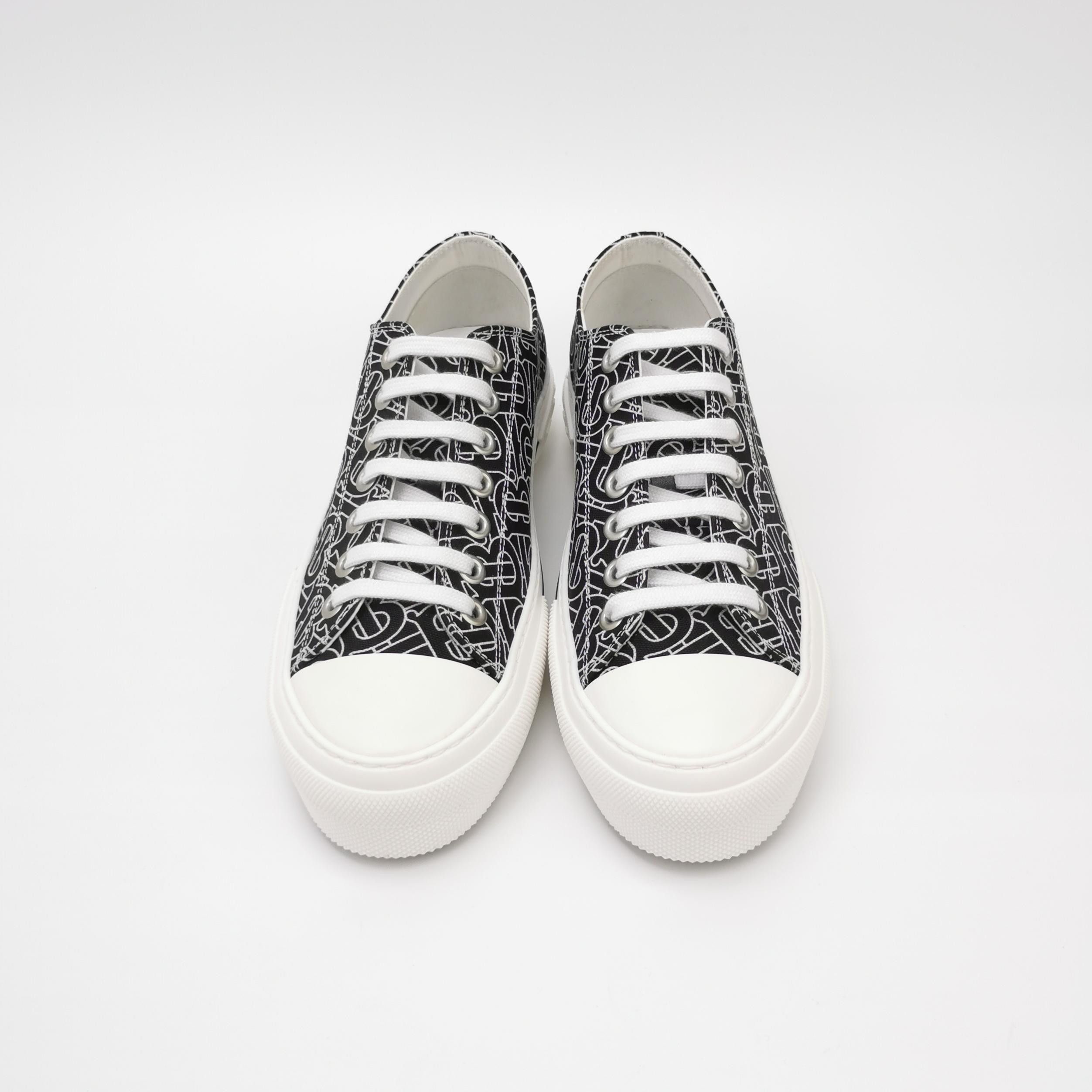 Burberry Burberry TB Monogram Canvas Sneakers 43 Size US 10 / EU 43 - 4 Thumbnail