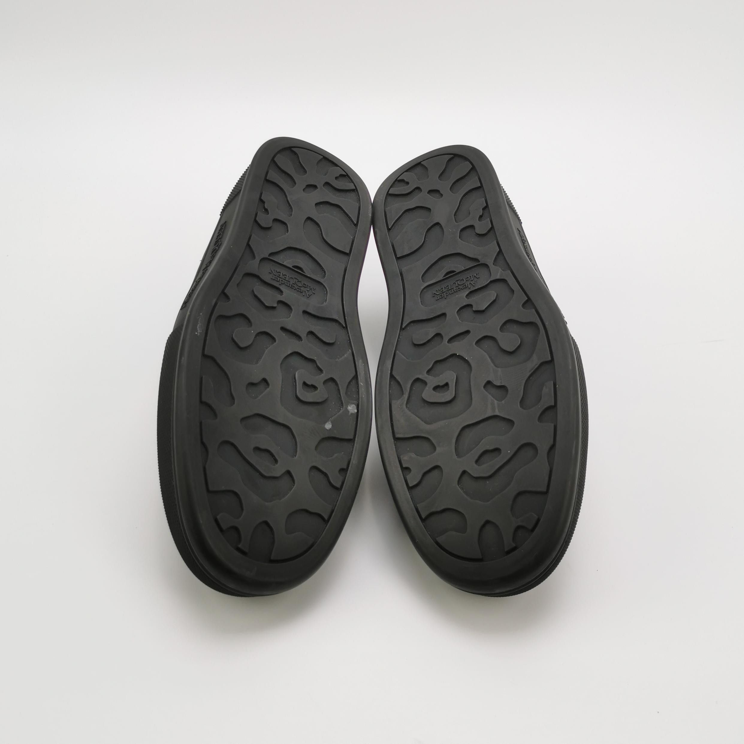 Alexander McQueen Alexander McQueen Black Leather Slip-On Sneakers 40 Size US 7 / EU 40 - 6 Thumbnail