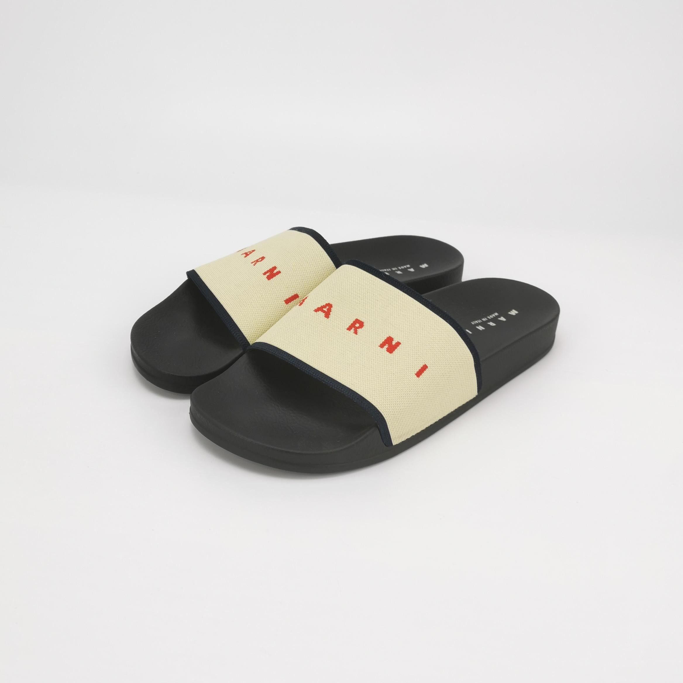 Marni Marni Logo Print Slides EU 41 Size US 8 / EU 41 - 3 Thumbnail