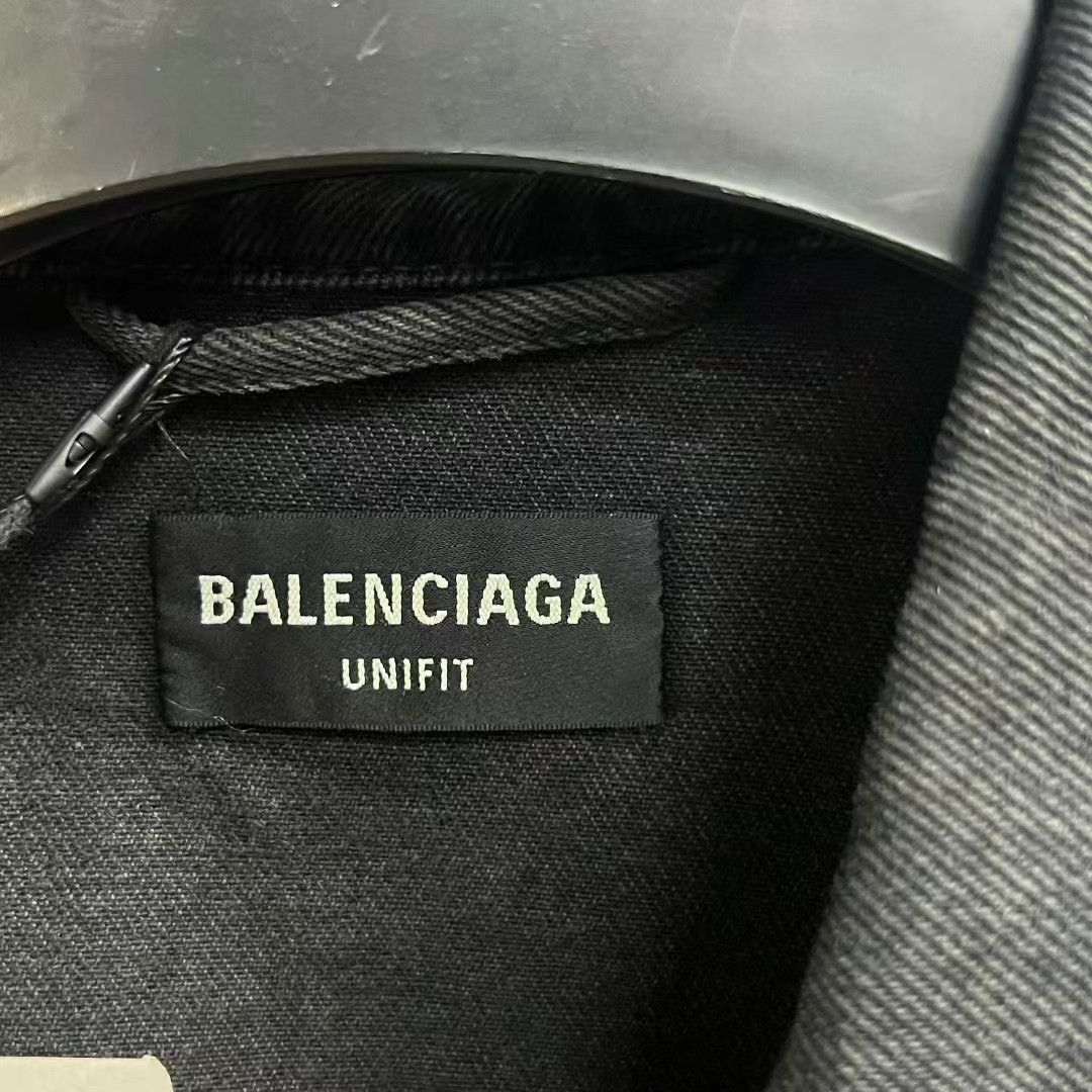 Balenciaga Balenciaga Retro Denim Black Light Jacket s Men Size US S / EU 44-46 / 1 - 5 Thumbnail