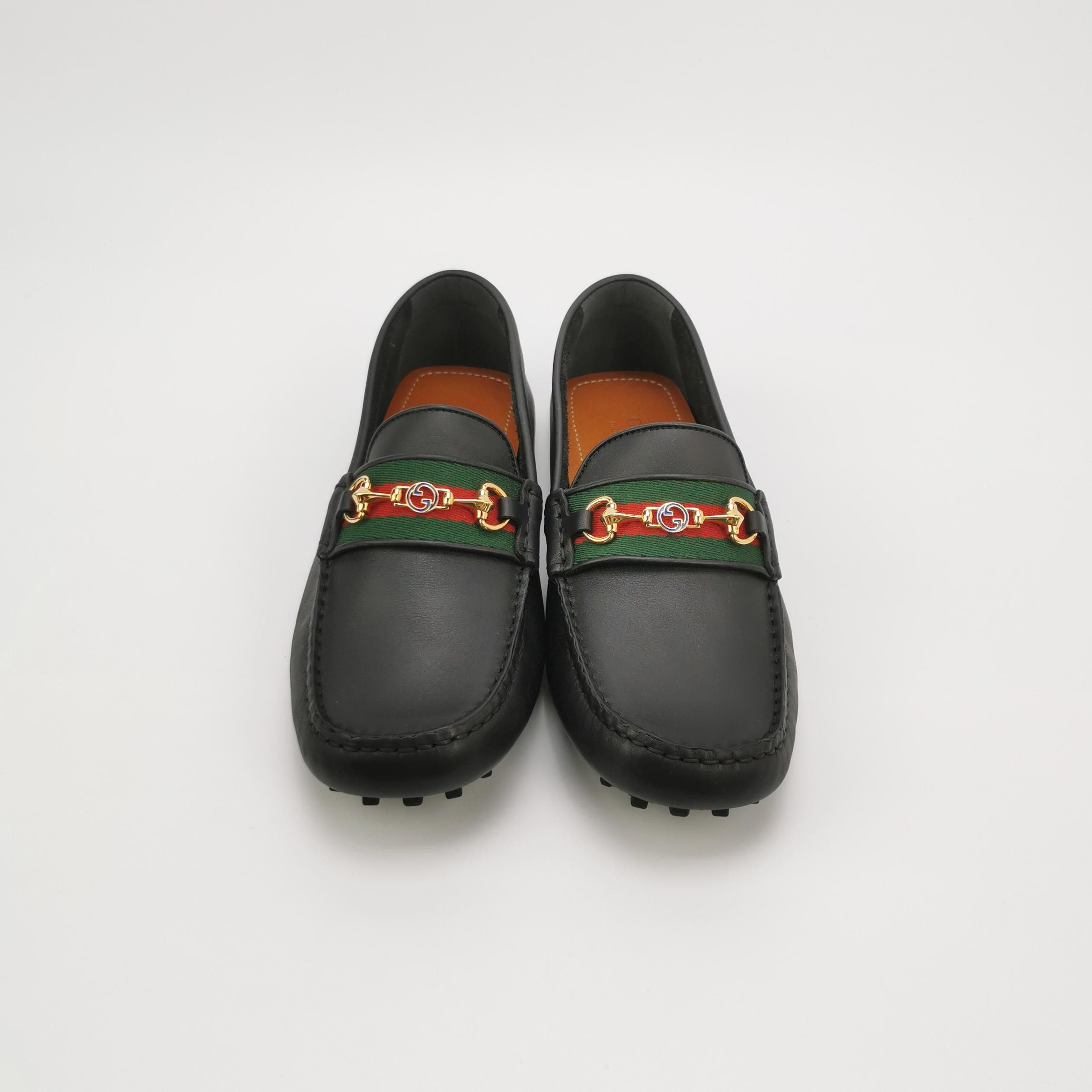 Gucci Gucci Web Horsebit Leather Driving Shoes EU 40 Size US 7 / EU 40 - 4 Thumbnail