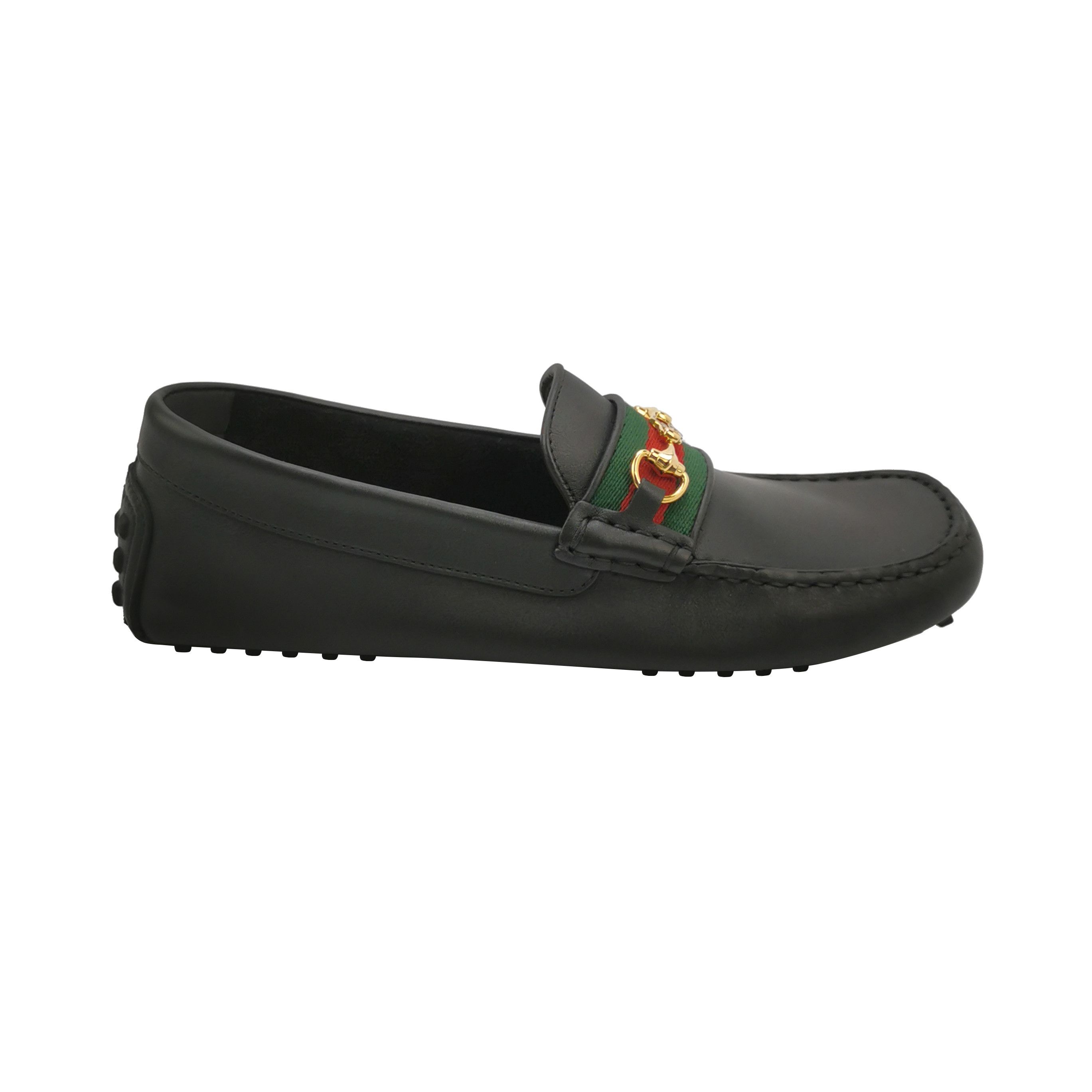 Gucci Gucci Web Horsebit Leather Driving Shoes EU 40 Size US 7 / EU 40 - 2 Thumbnail