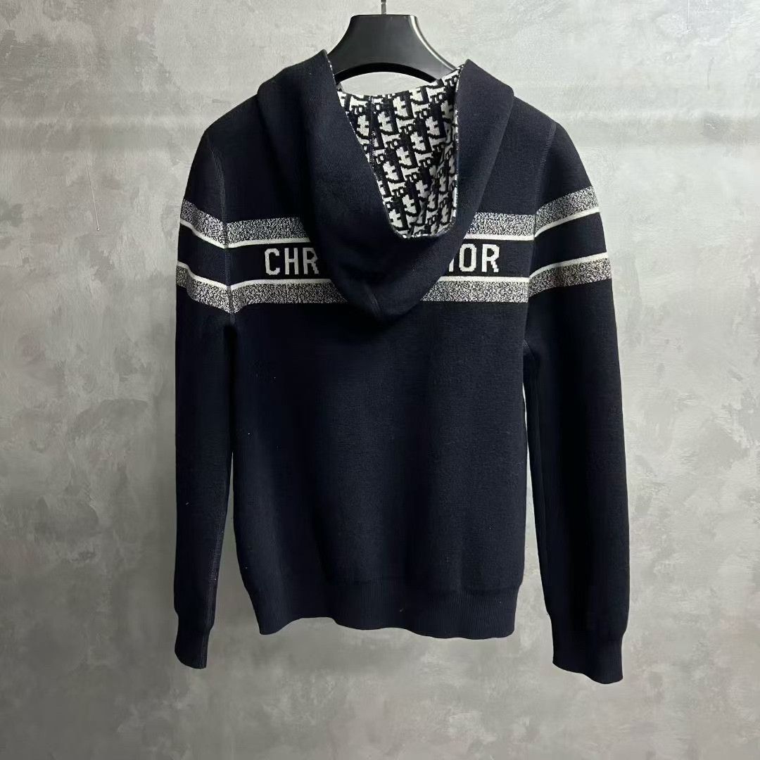 Dior Dior Printed Blue Hoodie xs Men Size US XS / EU 42 / 0 - 4 Thumbnail