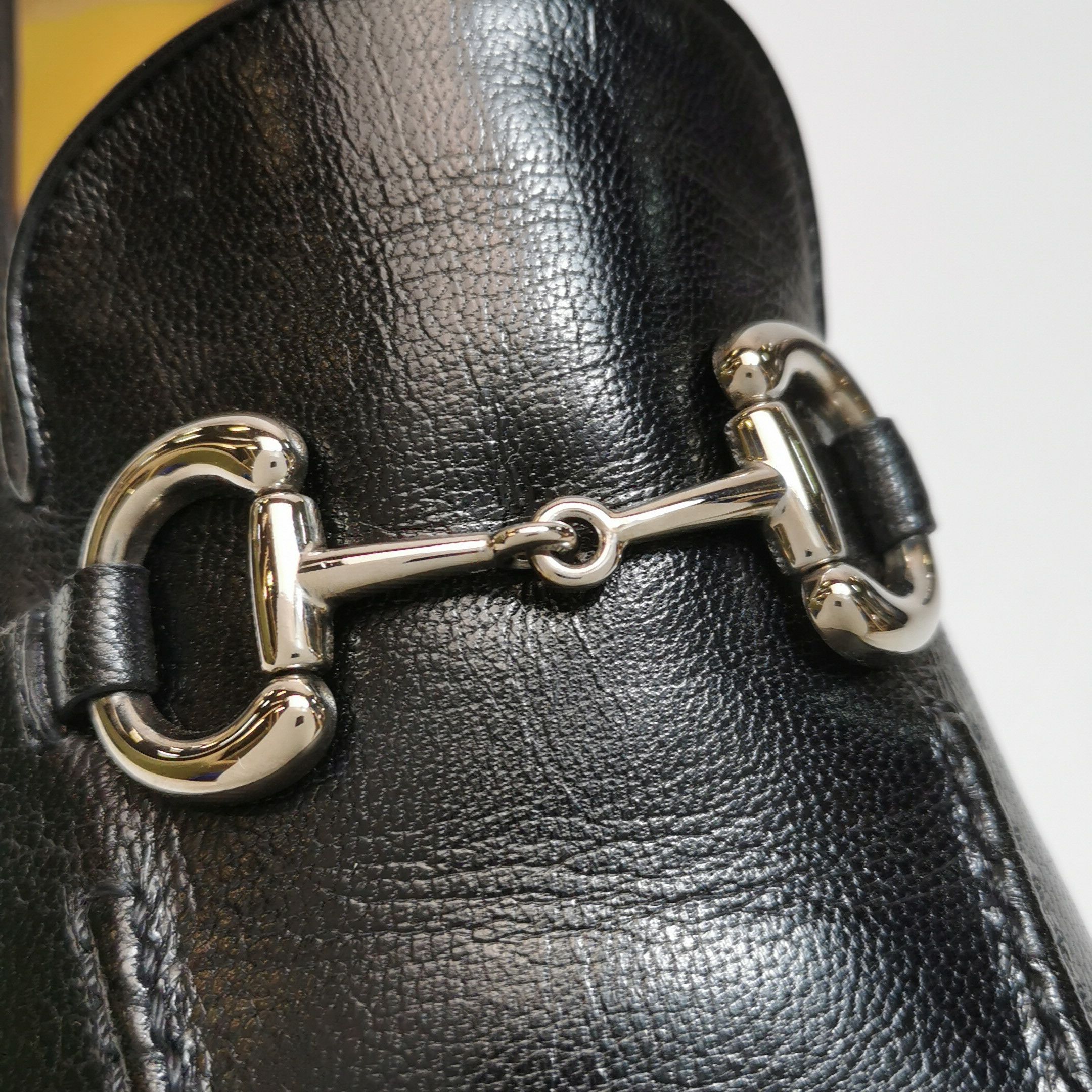 Gucci Gucci Horsebit Black Leather Loafers 39 Size US 6 / EU 39 - 9 Thumbnail
