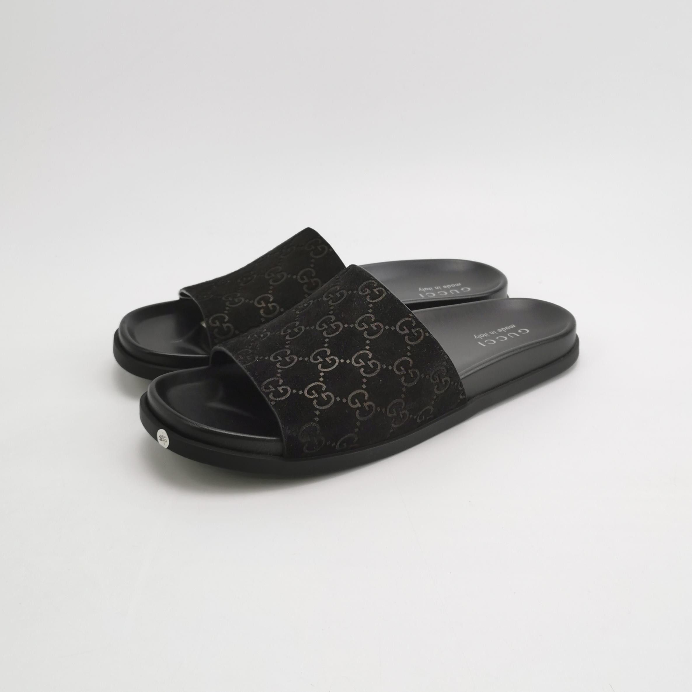 Gucci Gucci GG Monogram Suede Sandals EU 43 Size US 10 / EU 43 - 3 Thumbnail