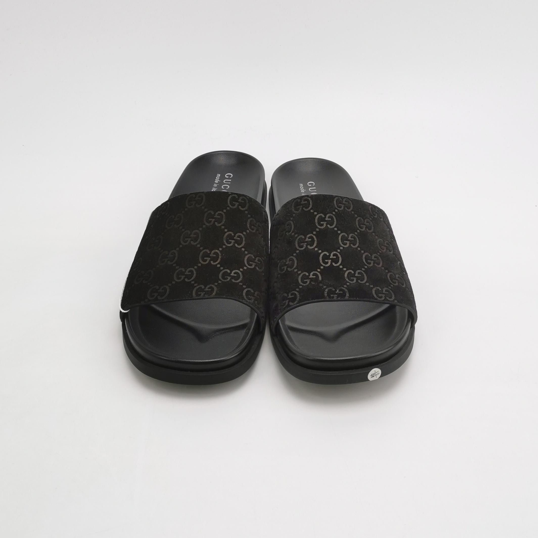Gucci Gucci GG Monogram Suede Sandals EU 43 Size US 10 / EU 43 - 4 Thumbnail