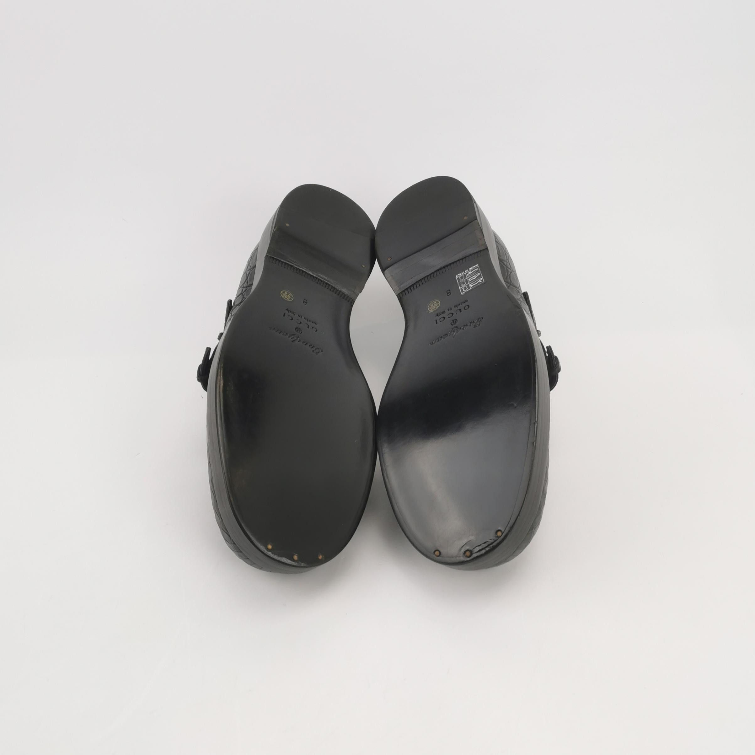 Gucci Gucci Crocodile Monk Strap Shoes 8 Size US 9 / EU 42 - 6 Thumbnail