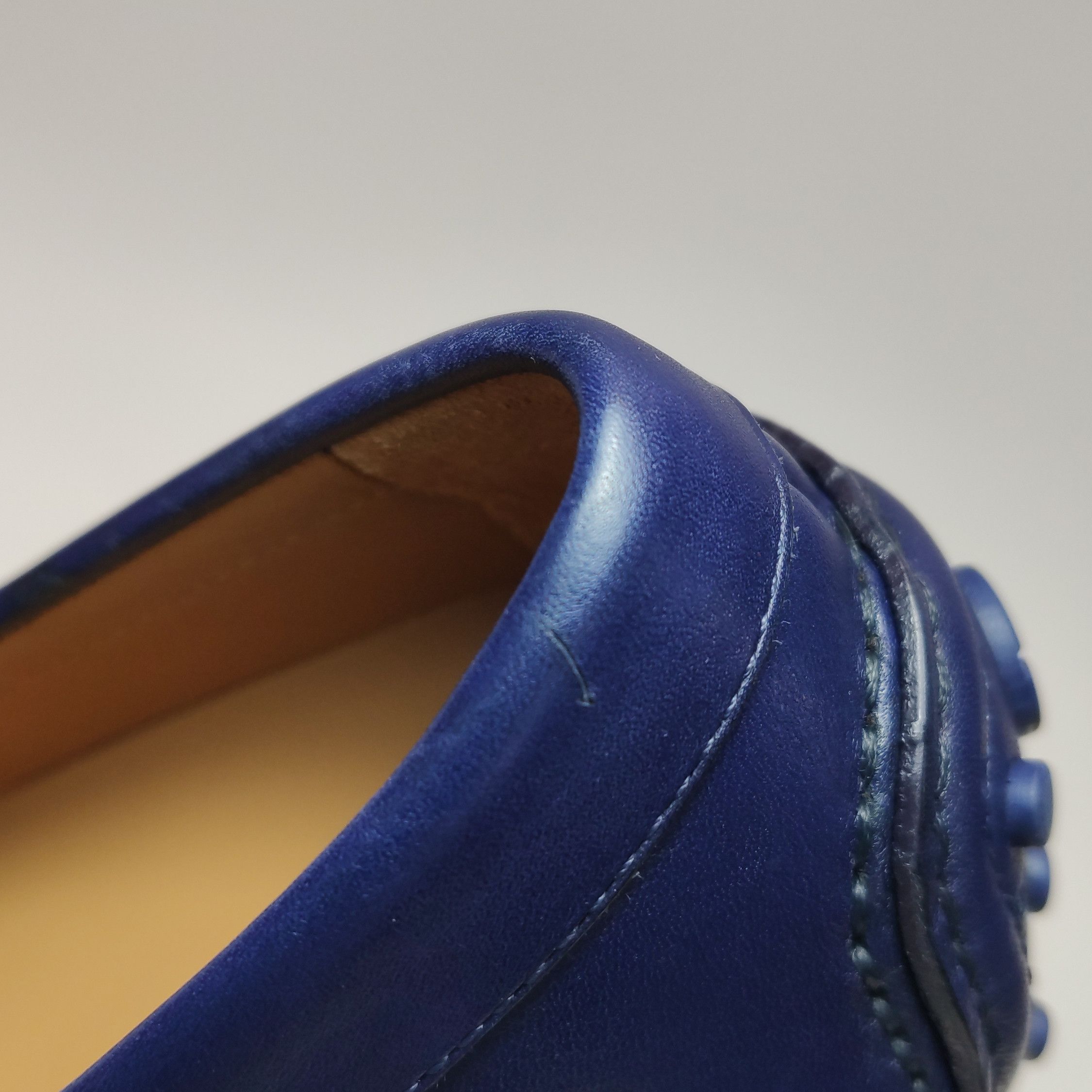 Salvatore Ferragamo Salvatore Ferragamo Blue Leather Driving Shoes 41.5 Size US 8 / EU 41 - 8 Thumbnail