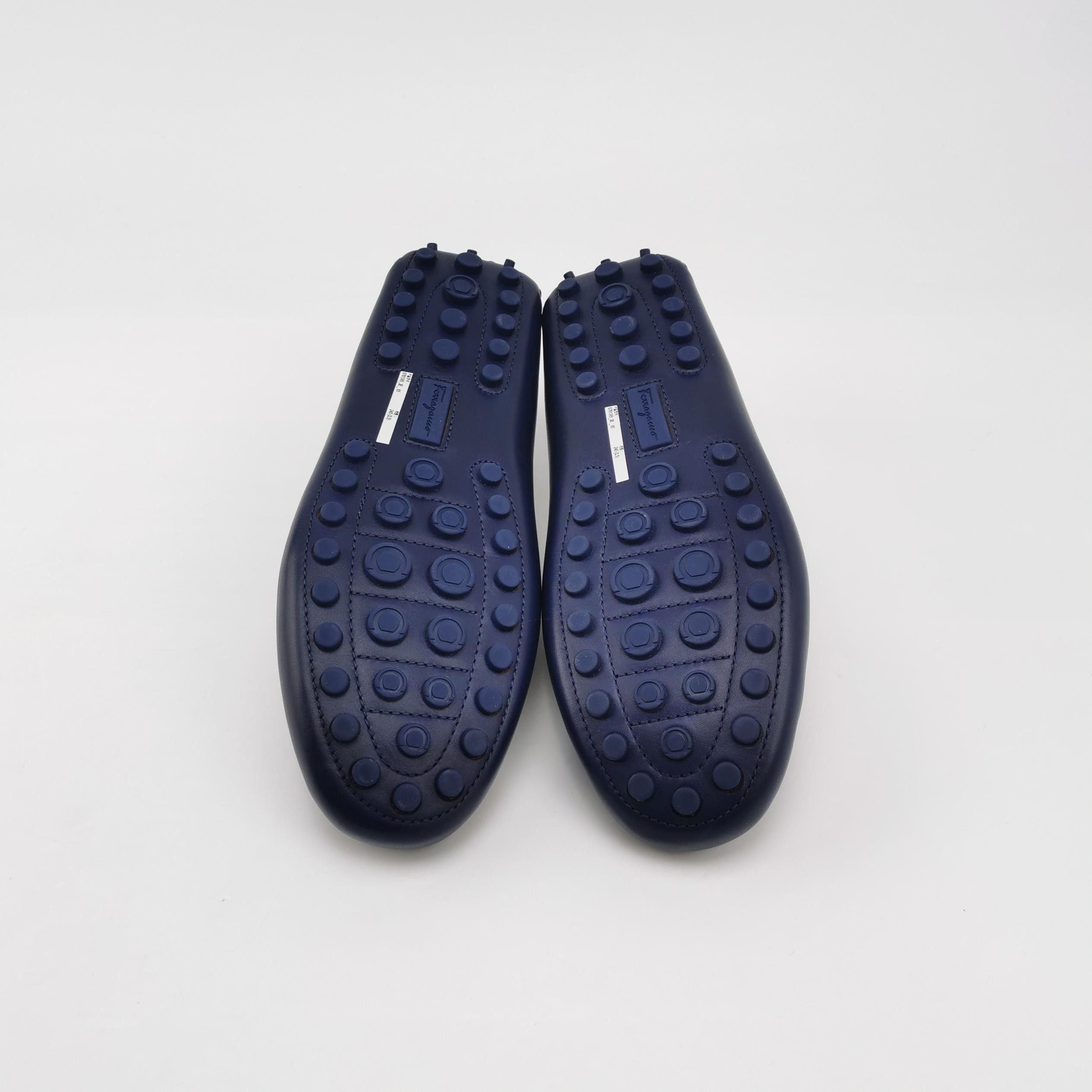 Salvatore Ferragamo Salvatore Ferragamo Navy Leather Driving Shoes US 6.5 Size US 7 / EU 40 - 6 Thumbnail