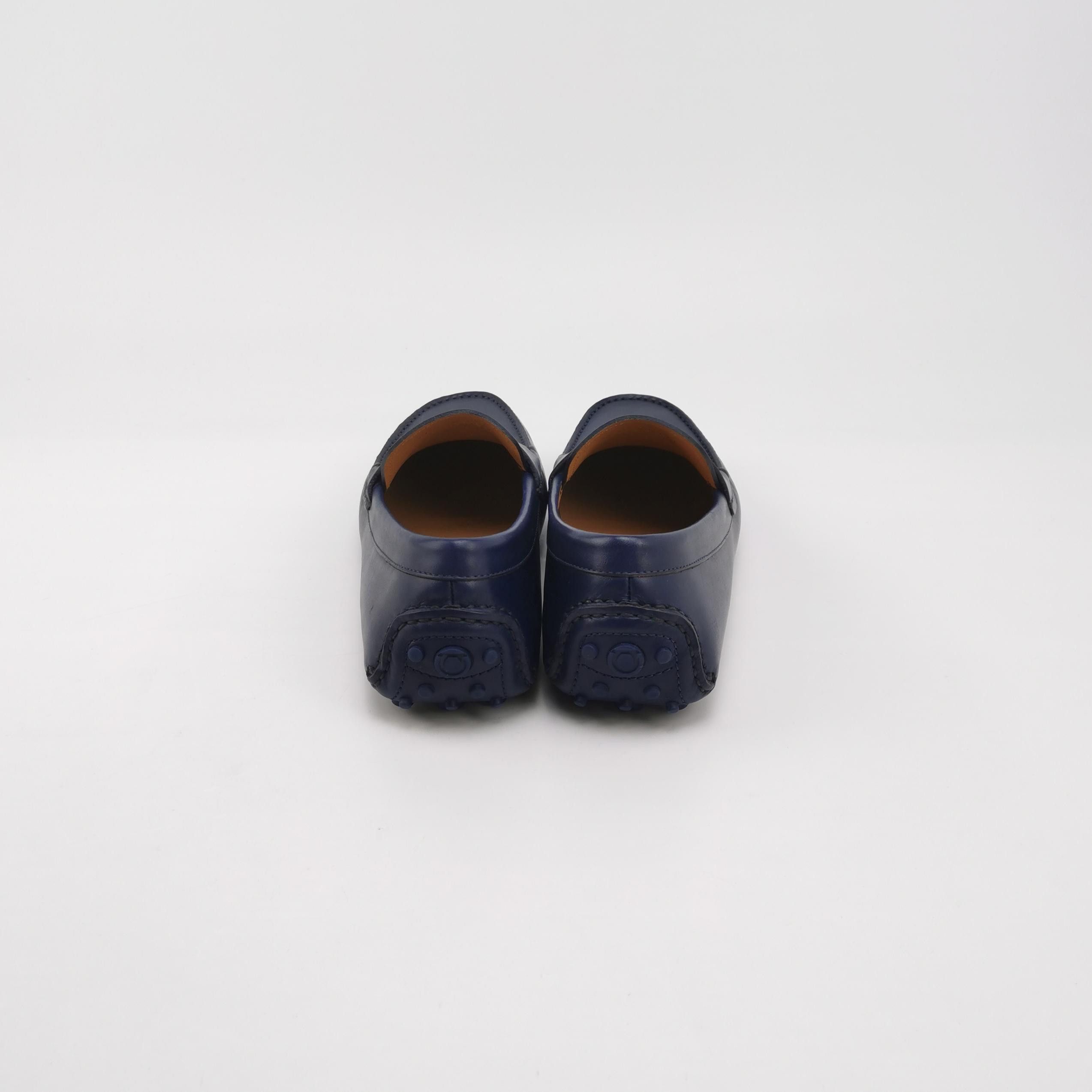 Salvatore Ferragamo Salvatore Ferragamo Navy Leather Driving Shoes US 6.5 Size US 7 / EU 40 - 5 Thumbnail
