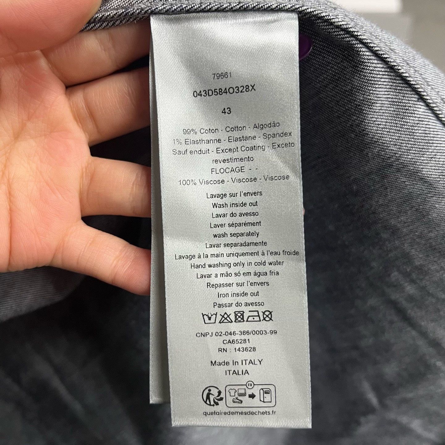Dior Dior Retro Gray Shirt xs Men Size US XS / EU 42 / 0 - 4 Thumbnail