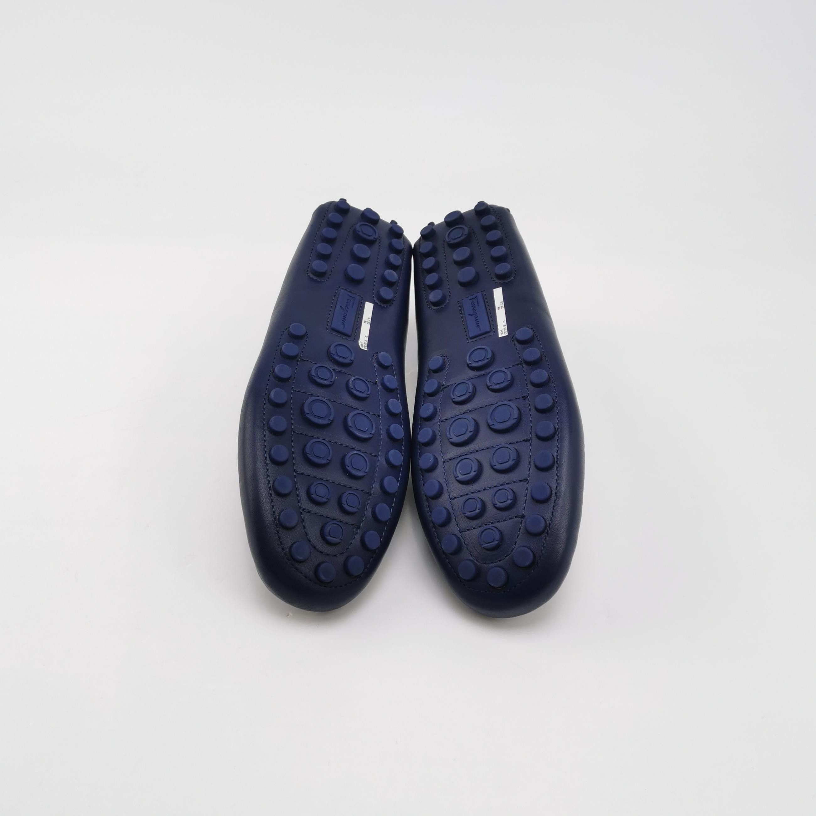 Salvatore Ferragamo Salvatore Ferragamo Blue Leather Driving Shoes 41.5 Size US 8 / EU 41 - 6 Thumbnail