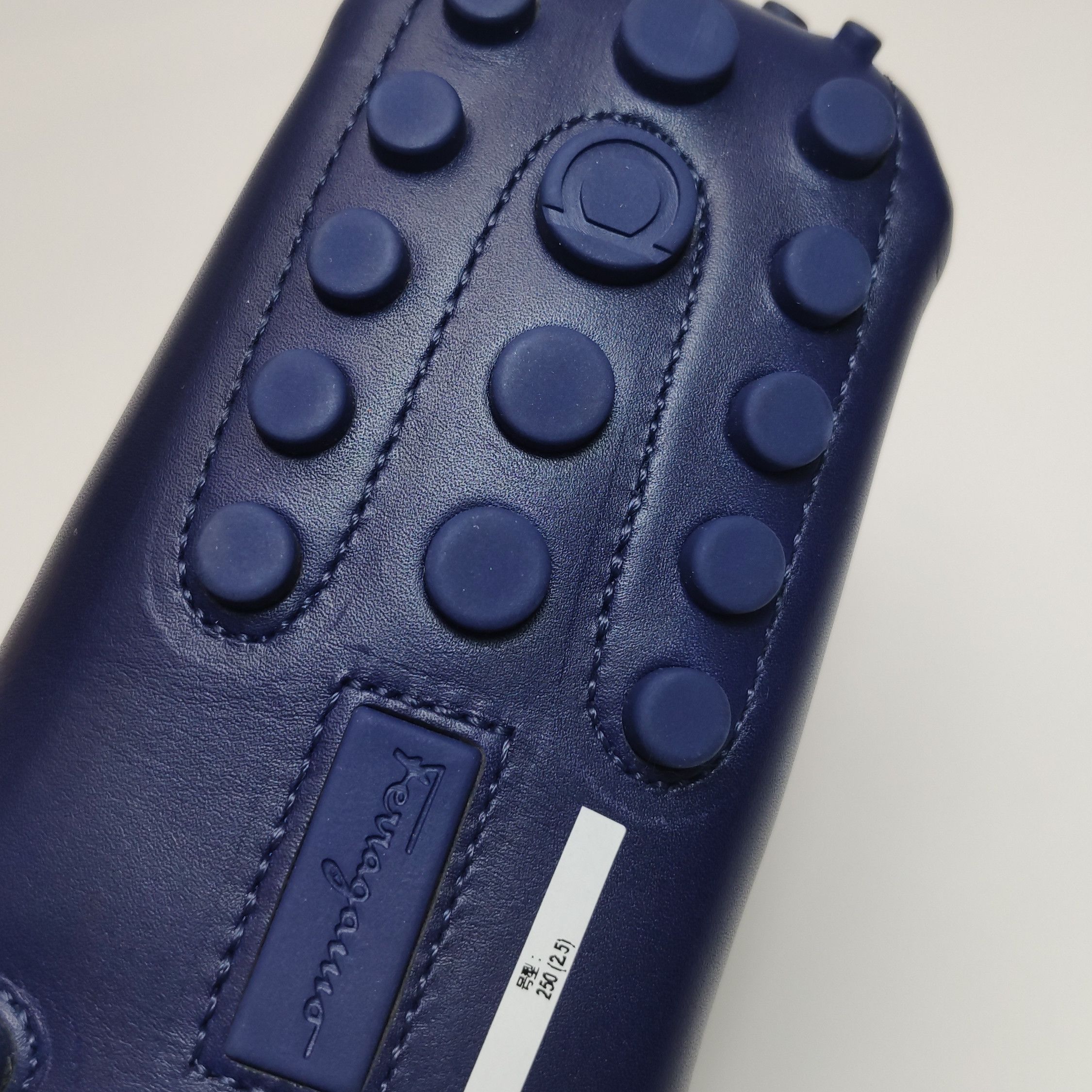 Salvatore Ferragamo Salvatore Ferragamo Blue Grained Leather Loafers Size 41 Size US 8 / EU 41 - 12 Thumbnail
