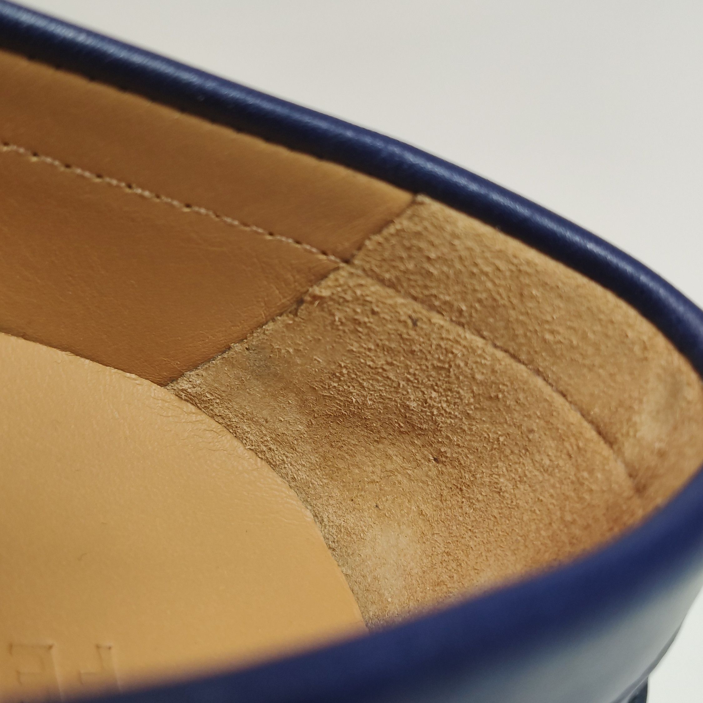 Salvatore Ferragamo Salvatore Ferragamo Blue Grained Leather Loafers Size 41 Size US 8 / EU 41 - 11 Thumbnail
