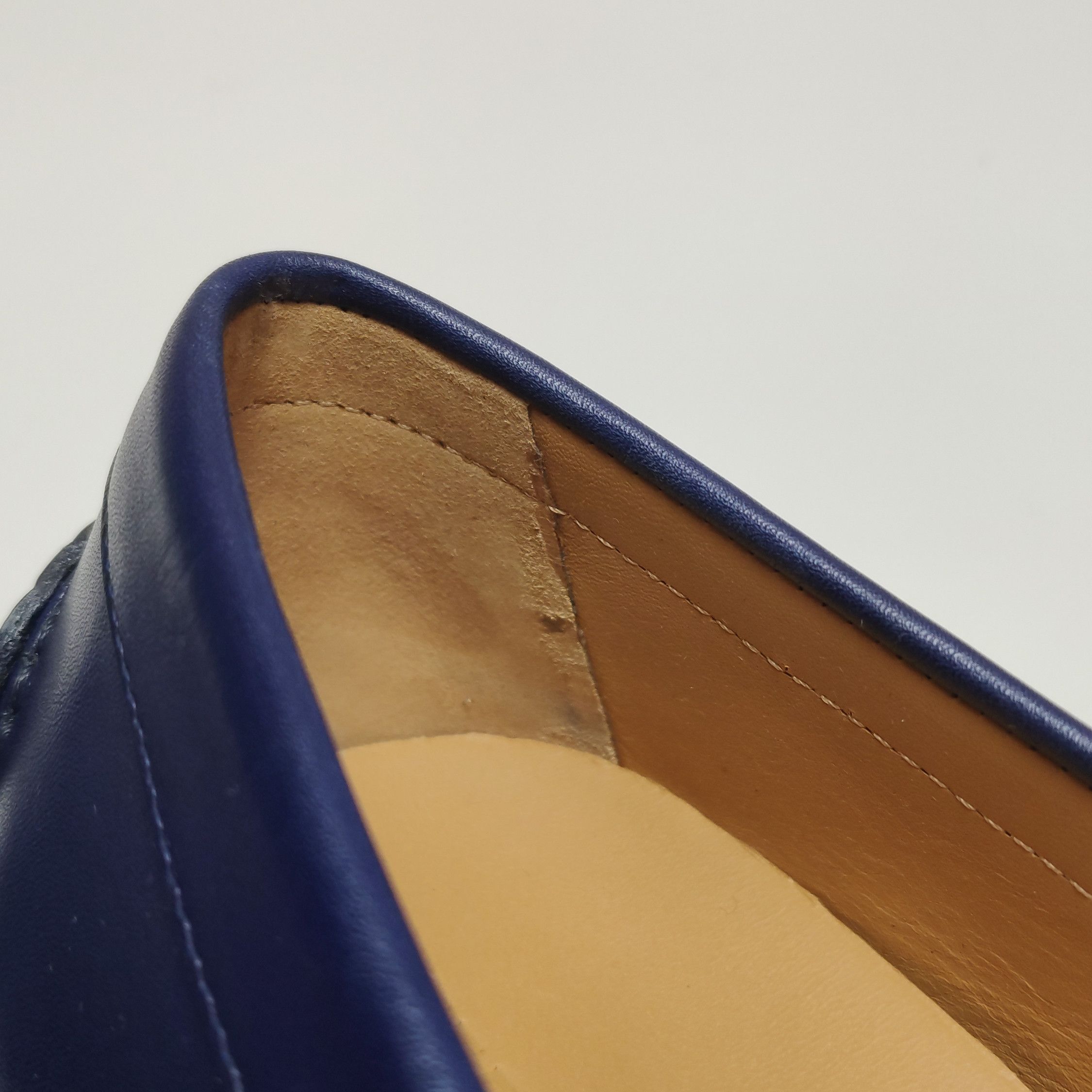 Salvatore Ferragamo Salvatore Ferragamo Navy Leather Driver Loafers US 8.5 Size US 9 / EU 42 - 9 Thumbnail