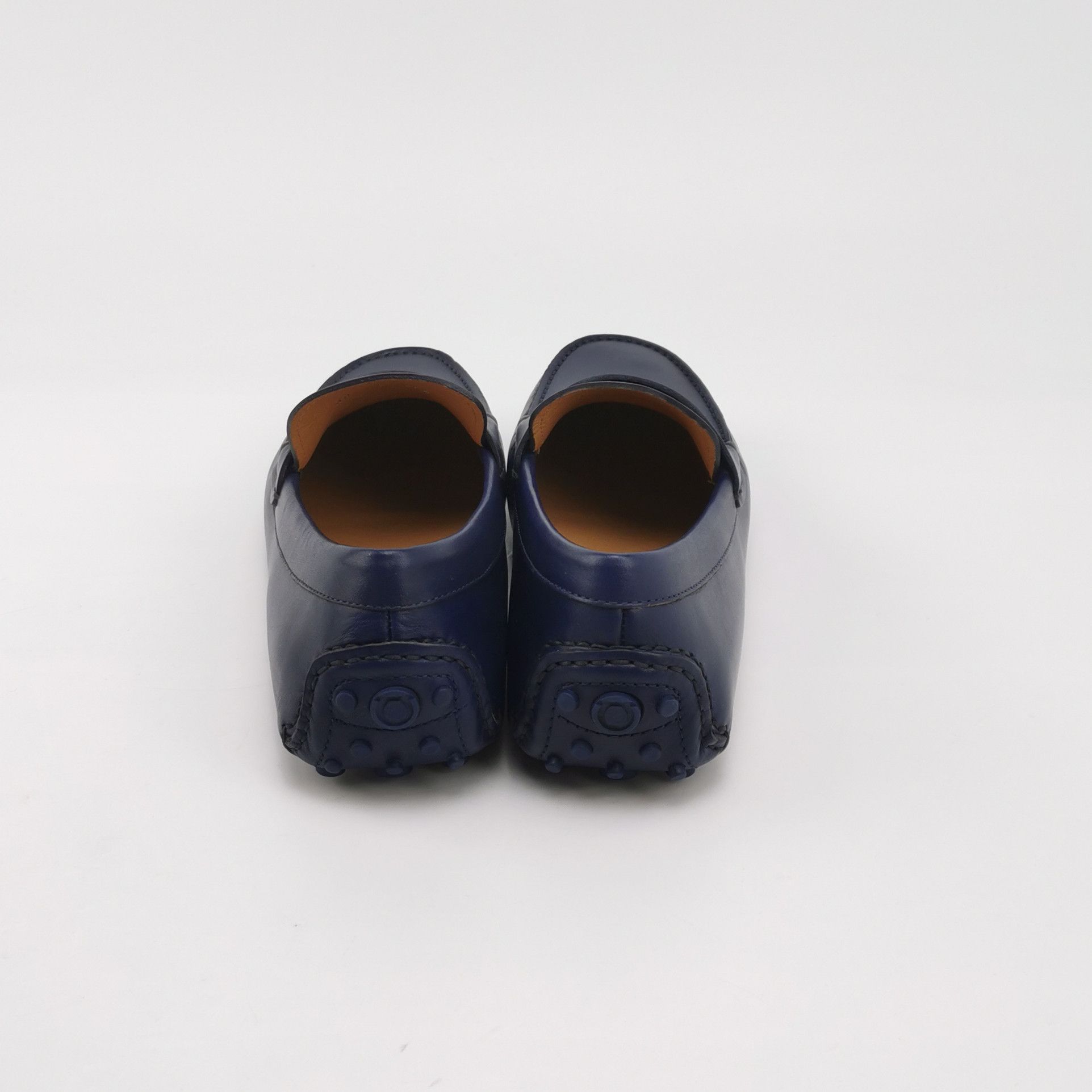 Salvatore Ferragamo Salvatore Ferragamo Blue Leather Driving Loafers Size 40 Size US 7 / EU 40 - 5 Thumbnail