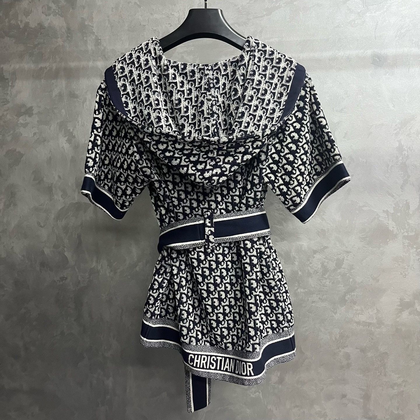 Dior Dior Retro Printed Blue Jacket XS Women Size XS / US 0-2 / IT 36-38 - 2 Thumbnail