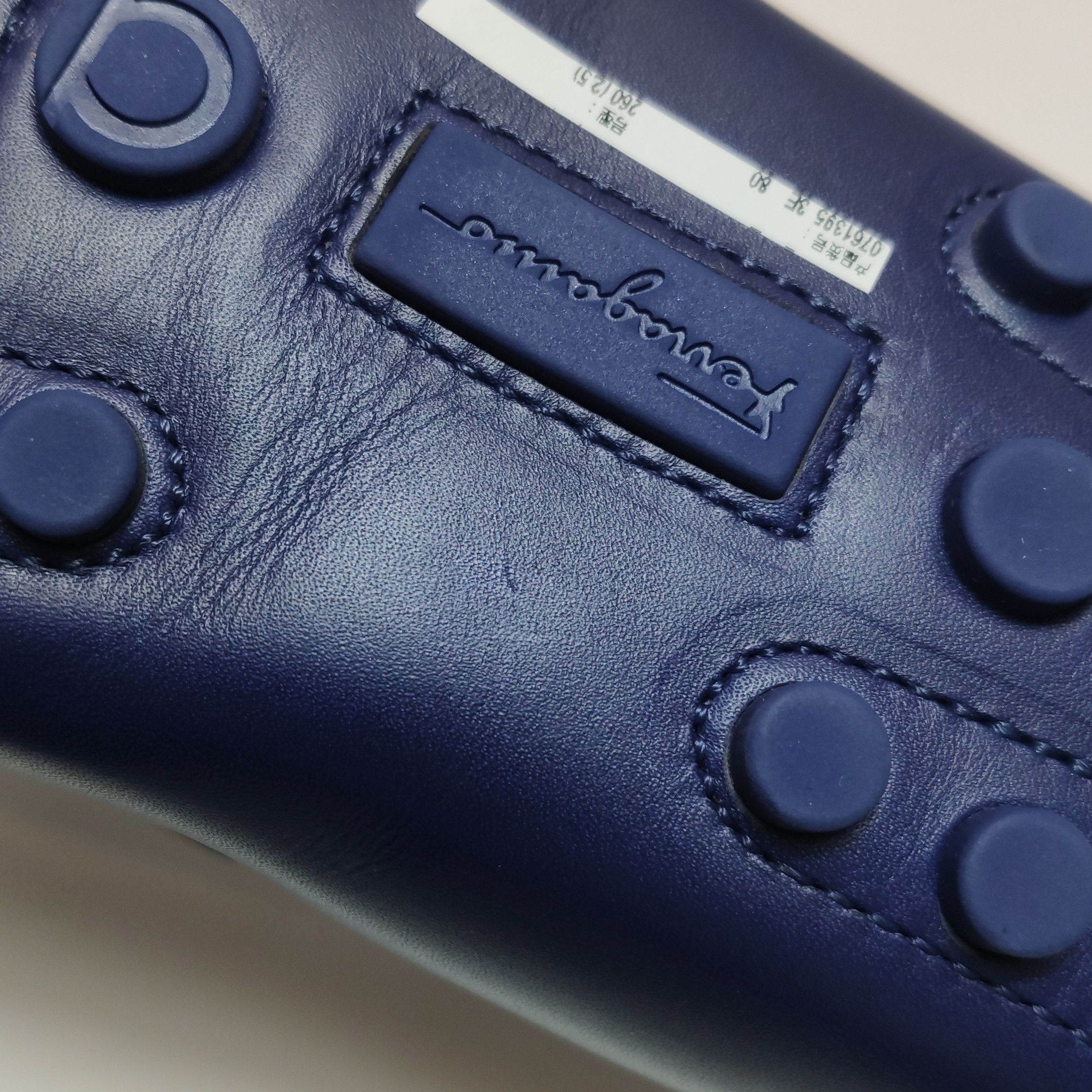 Salvatore Ferragamo Salvatore Ferragamo Navy Gancini Leather Loafers 42 Size US 9 / EU 42 - 9 Thumbnail