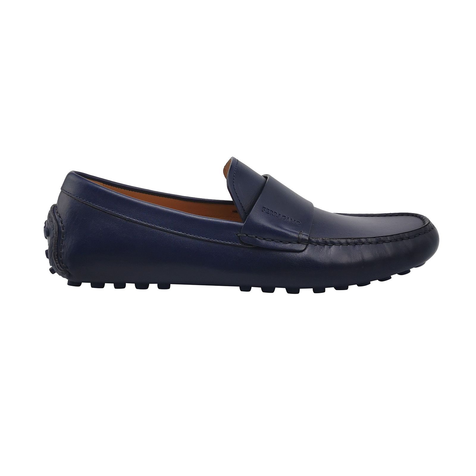 Salvatore Ferragamo Salvatore Ferragamo Navy Gancini Leather Loafers 42 Size US 9 / EU 42 - 2 Thumbnail