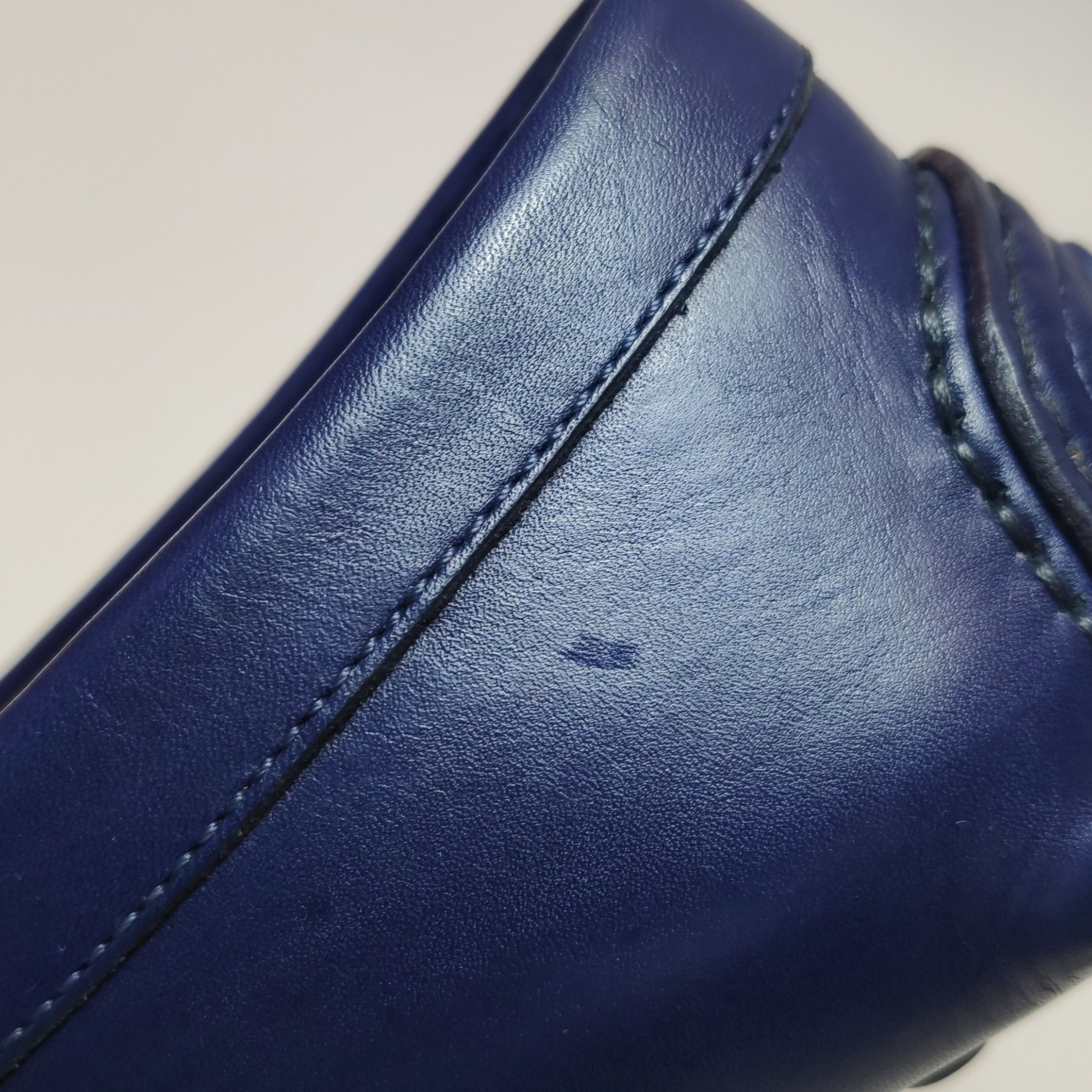 Salvatore Ferragamo Salvatore Ferragamo Navy Gancini Leather Loafers 42 Size US 9 / EU 42 - 8 Thumbnail