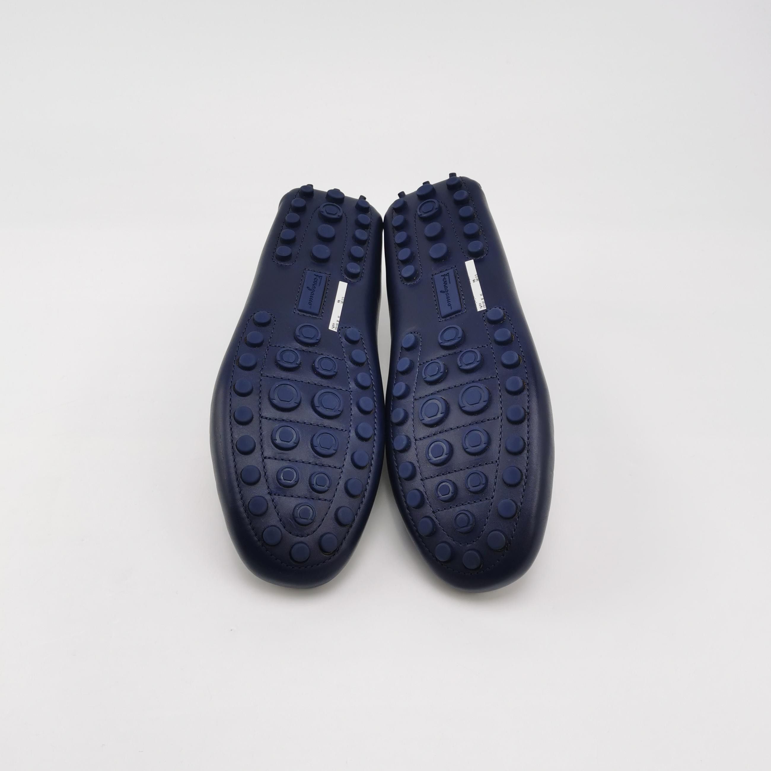 Salvatore Ferragamo Salvatore Ferragamo Blue Leather Loafers US 7.5 Size US 7 / EU 40 - 6 Thumbnail
