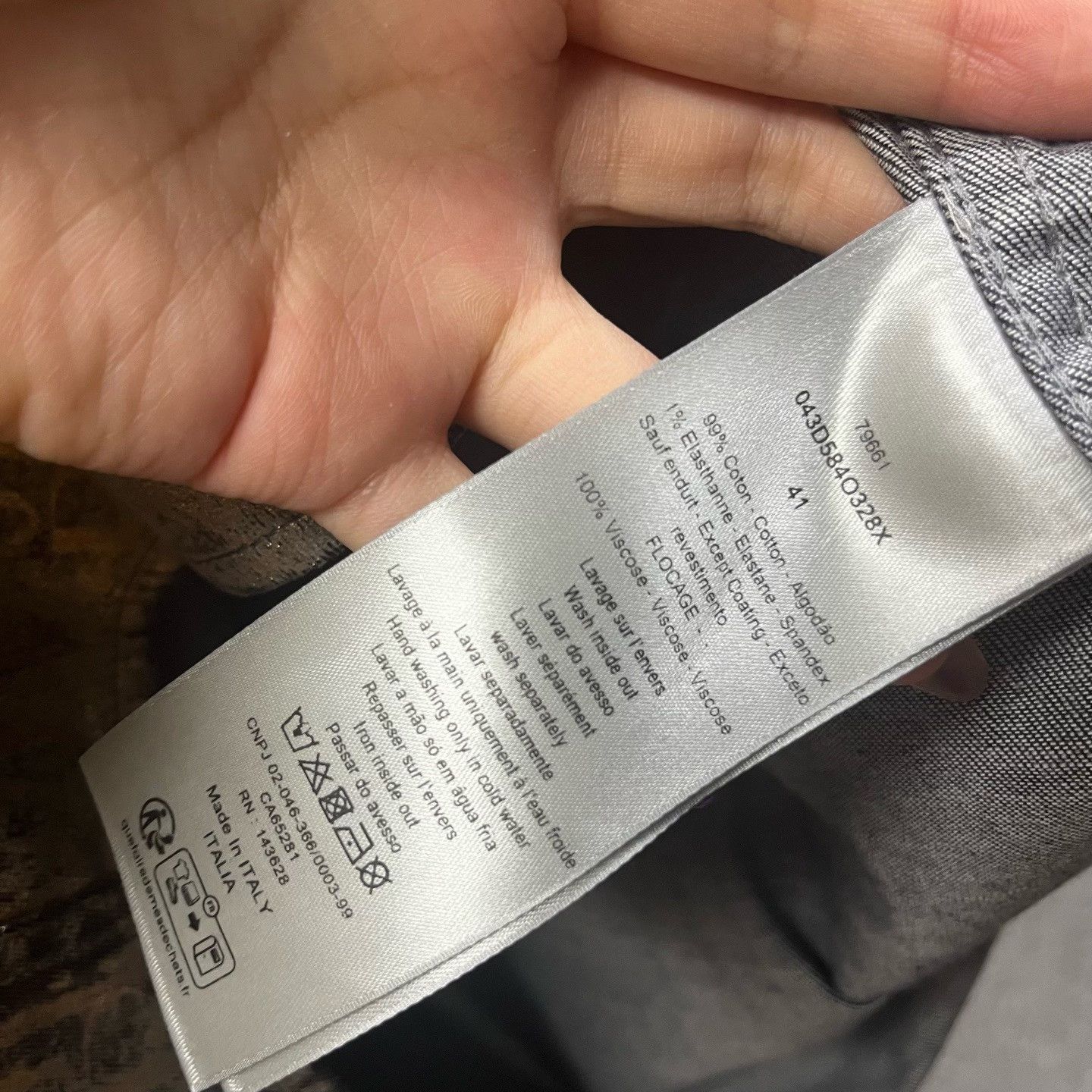 Dior Dior Retro Gray Shirt xs Men Size US XS / EU 42 / 0 - 7 Thumbnail