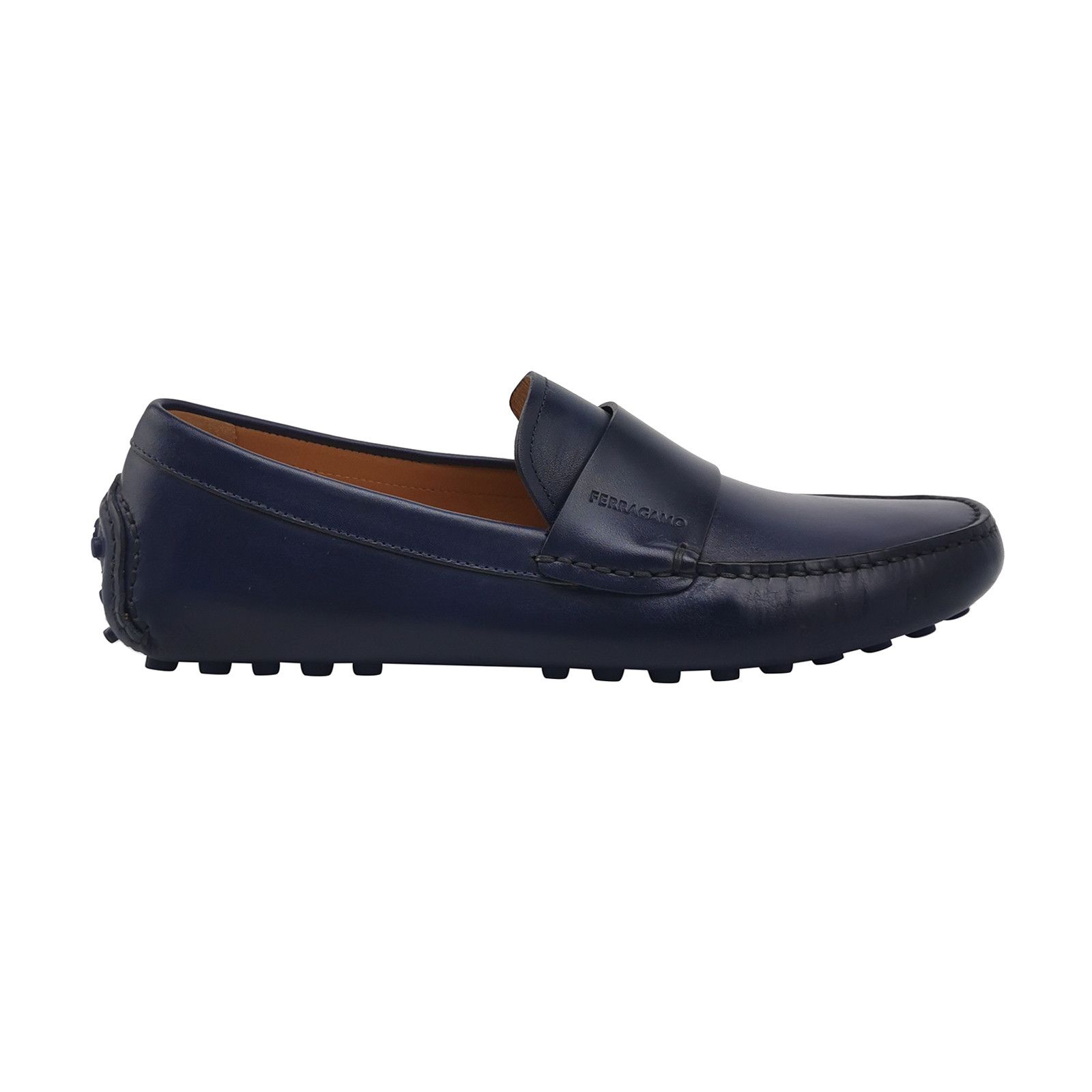 Salvatore Ferragamo Salvatore Ferragamo Blue Leather Driving Loafers 41 Size US 8 / EU 41 - 2 Thumbnail