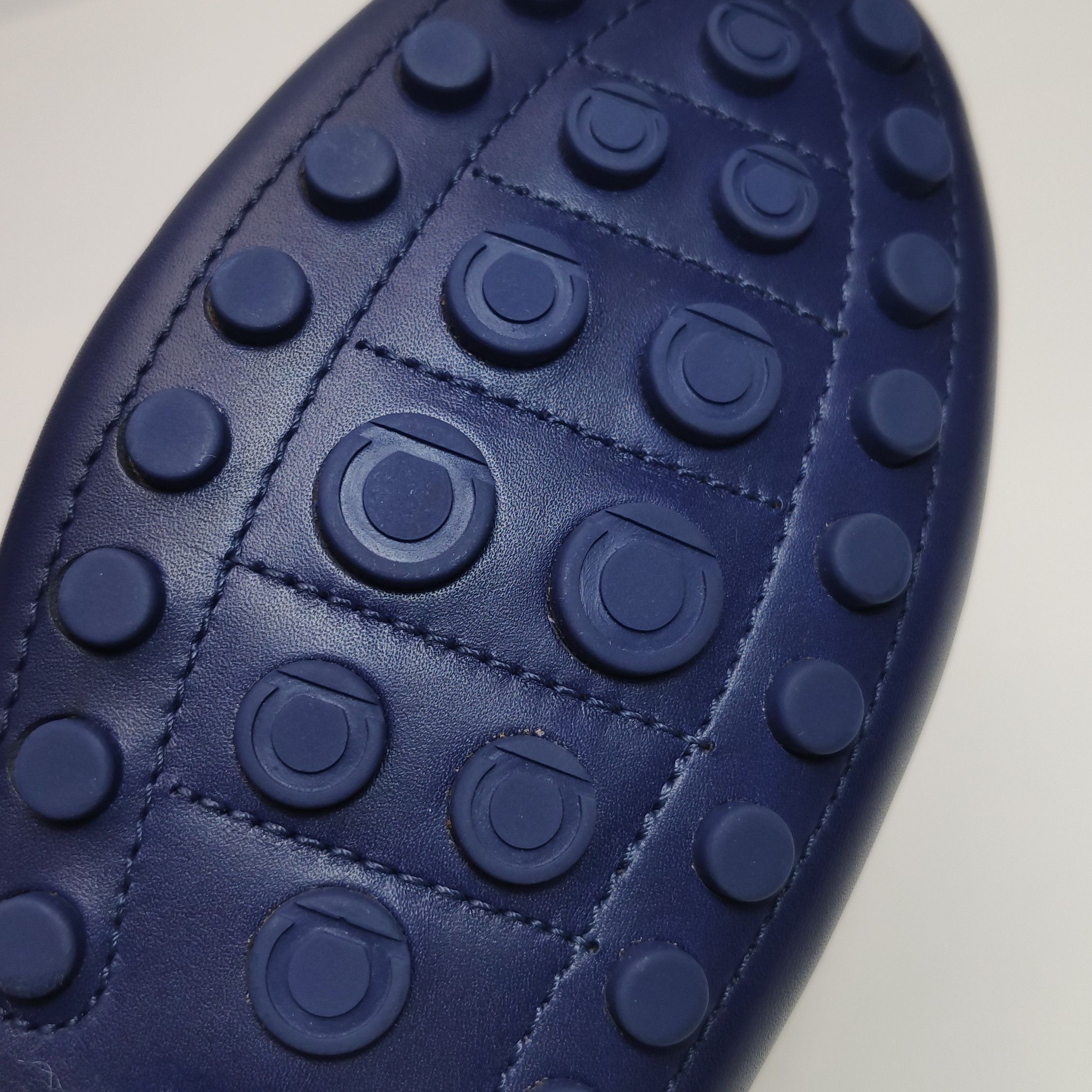 Salvatore Ferragamo Salvatore Ferragamo Blue Leather Loafers Size 7.5 Size US 7 / EU 40 - 9 Thumbnail