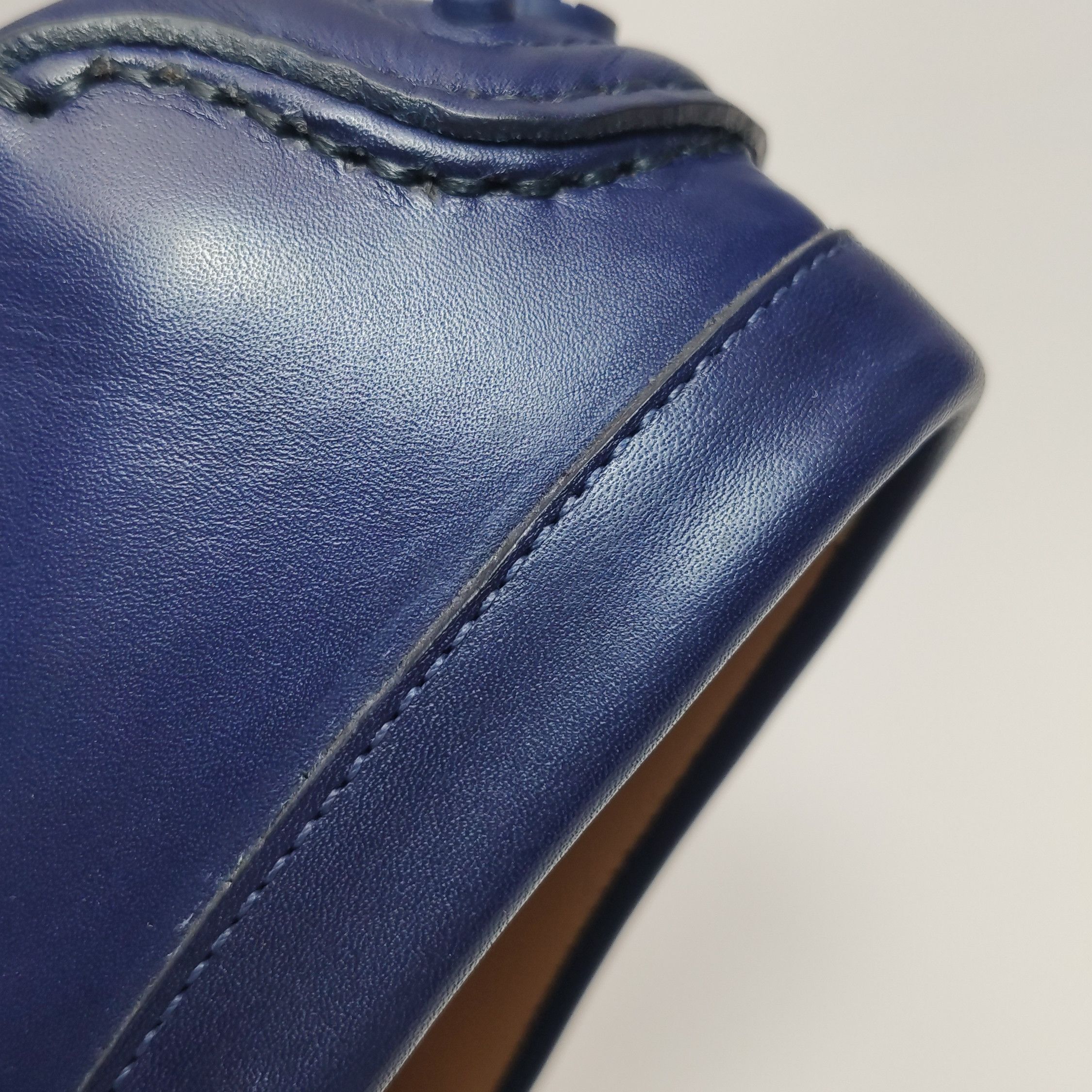 Salvatore Ferragamo Salvatore Ferragamo Blue Leather Loafers Size 7.5 Size US 7 / EU 40 - 8 Thumbnail