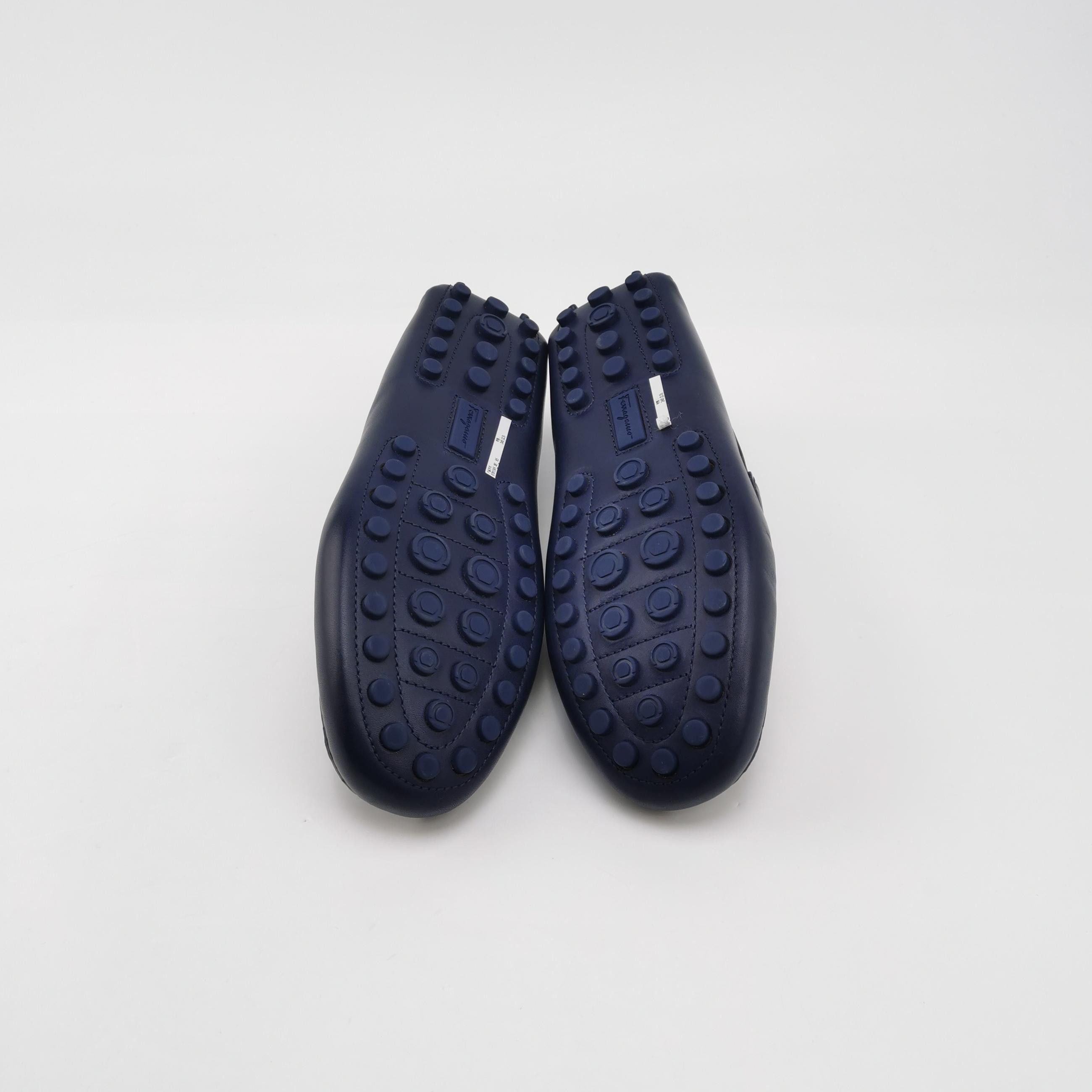 Salvatore Ferragamo Salvatore Ferragamo Blue Leather Loafers Size 7.5 Size US 7 / EU 40 - 6 Thumbnail