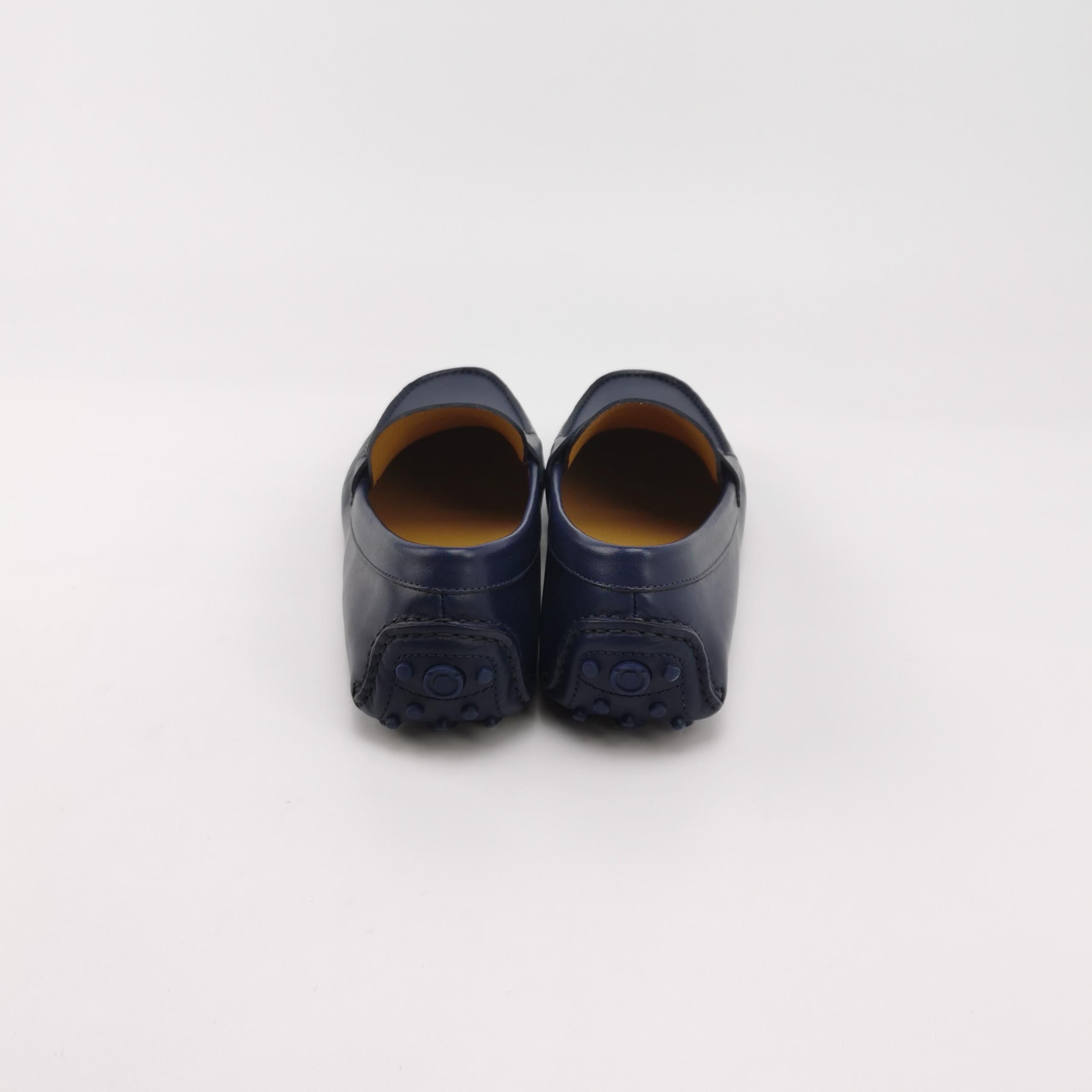 Salvatore Ferragamo Salvatore Ferragamo Blue Leather Loafers Size 7.5 Size US 7 / EU 40 - 5 Thumbnail