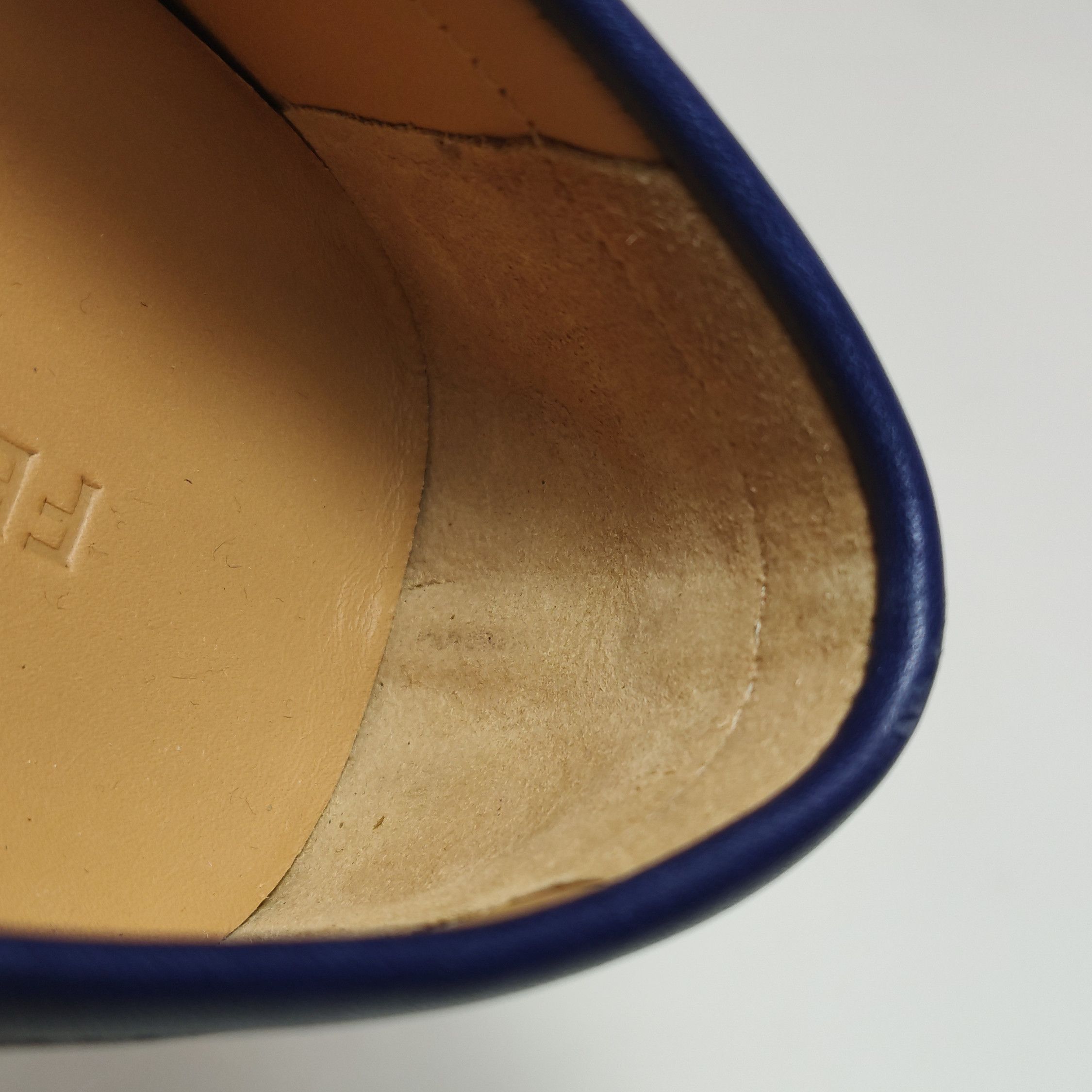 Salvatore Ferragamo Salvatore Ferragamo Blue Leather Loafers EU 41.5 Size US 8 / EU 41 - 9 Thumbnail