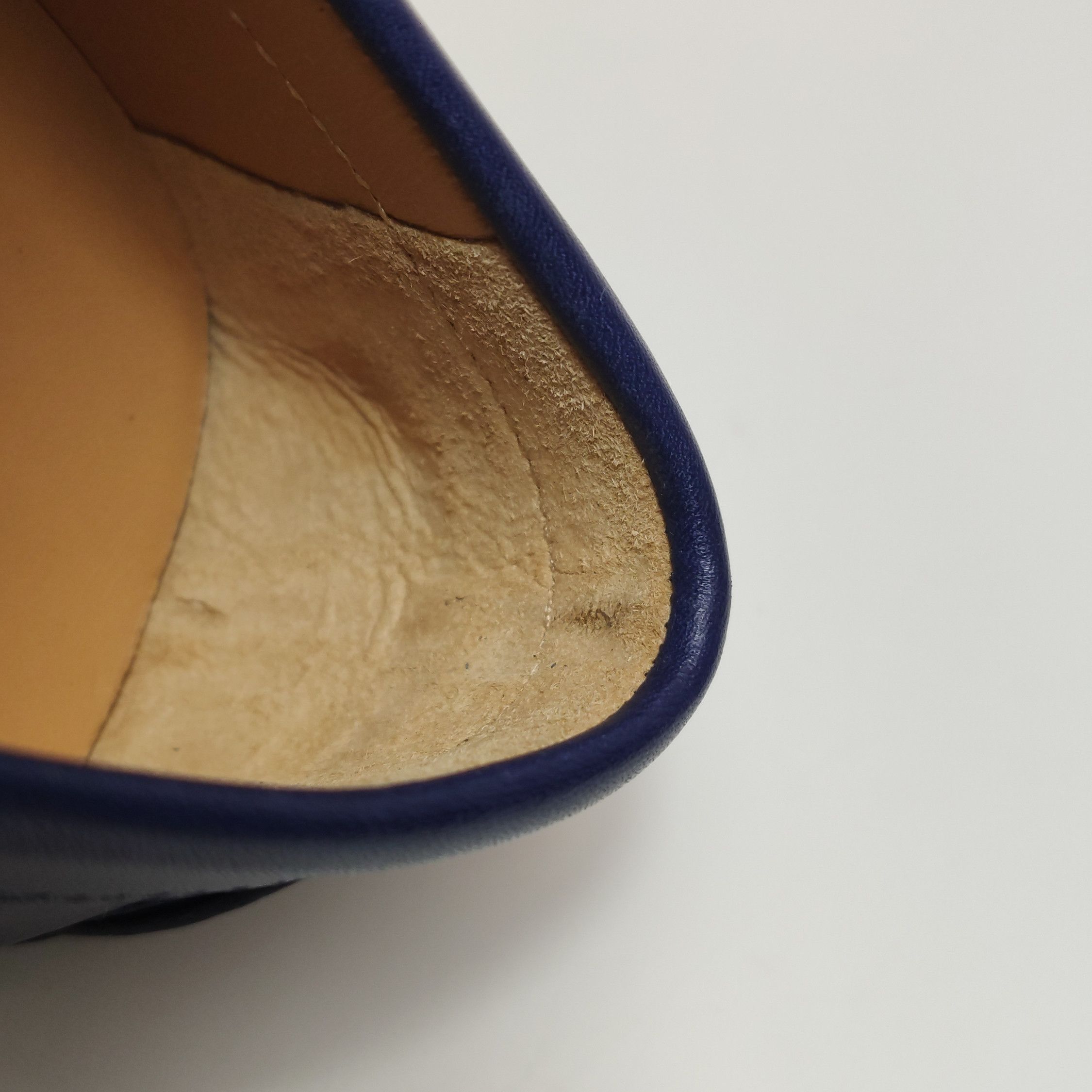 Salvatore Ferragamo Salvatore Ferragamo Navy Leather Driving Shoes Size 8.5 Size US 8 / EU 41 - 9 Thumbnail