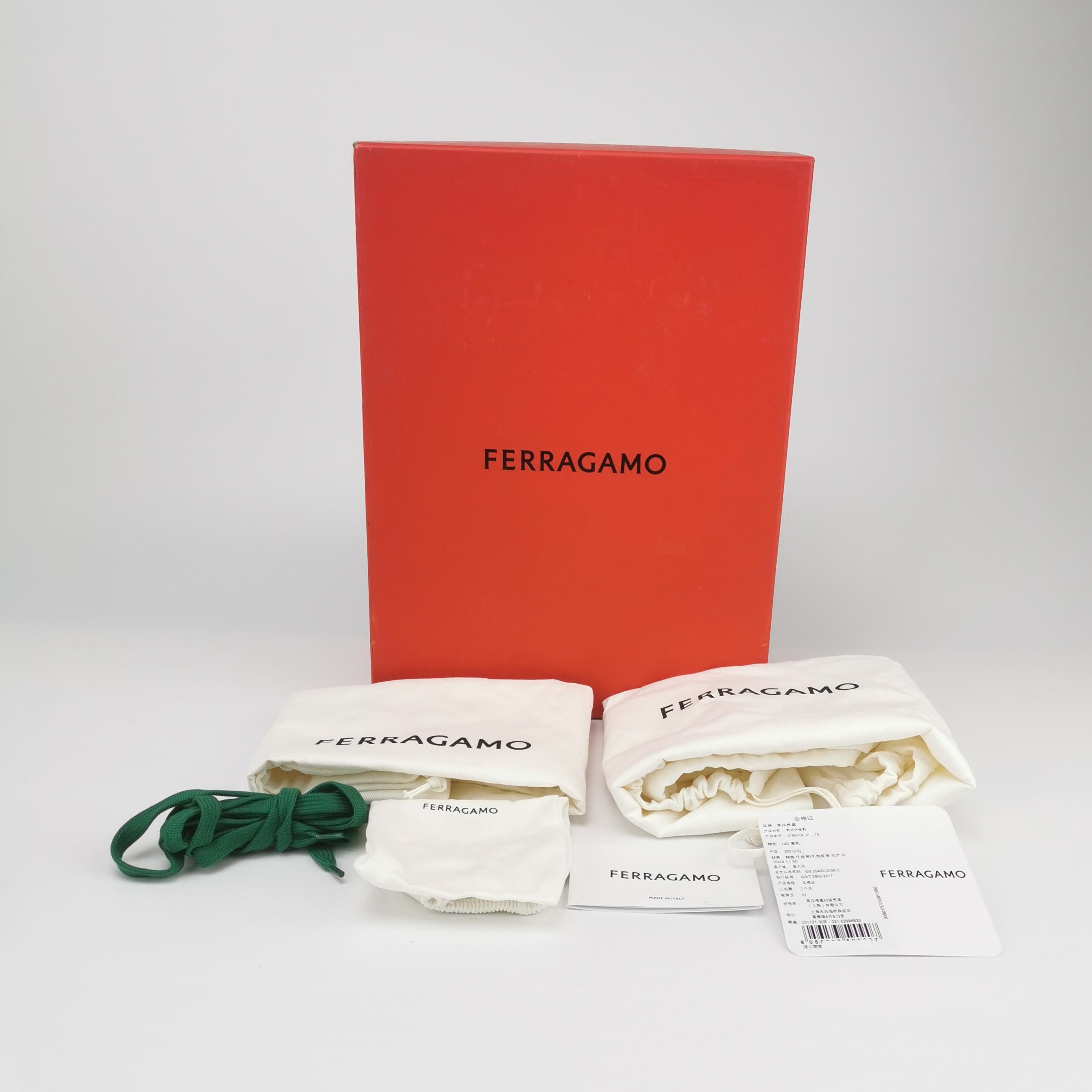 Salvatore Ferragamo Ferragamo Colorblock Leather Sneakers EU 41 Size US 8 / EU 41 - 7 Thumbnail