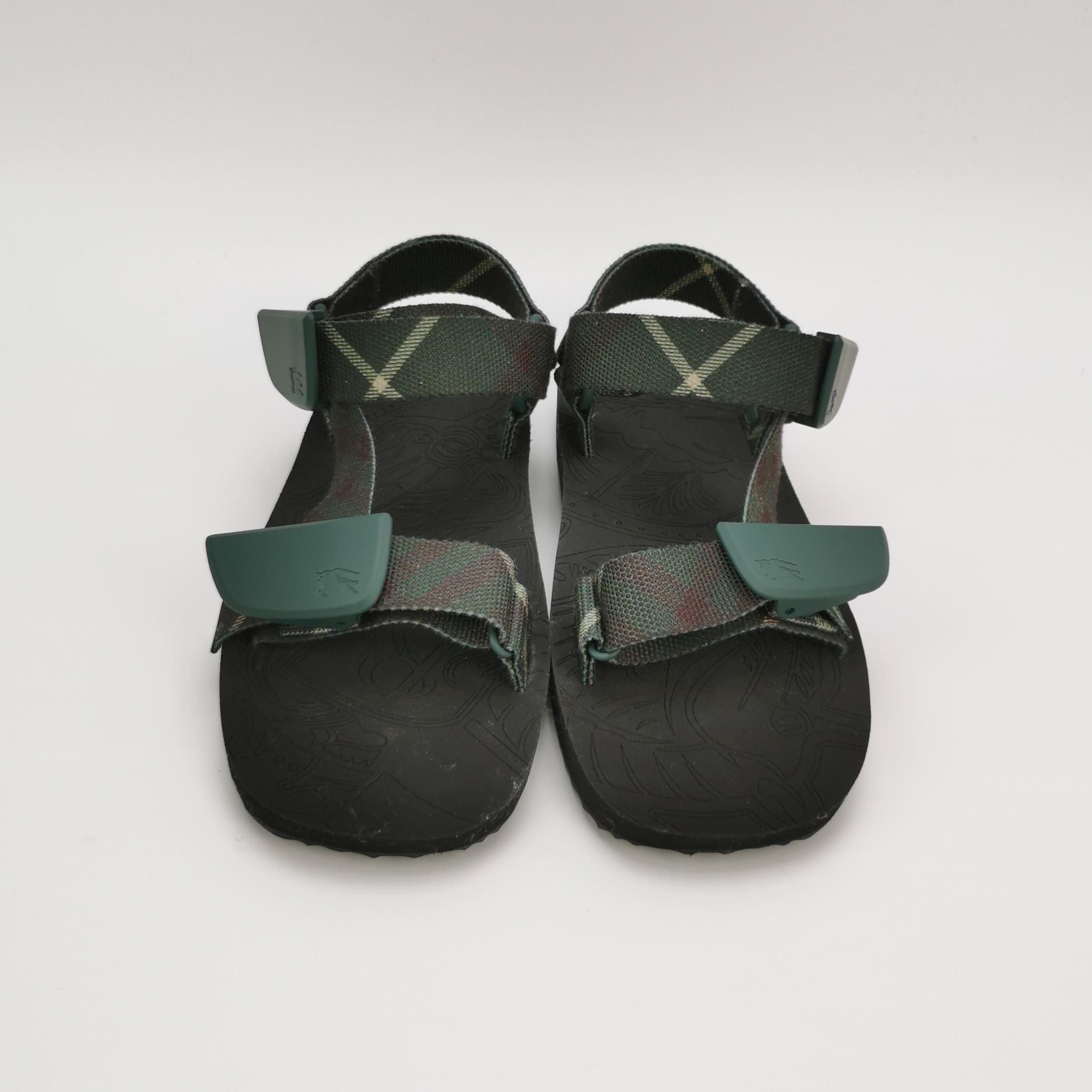 Burberry Burberry Check Print Canvas Sandals Size 42 Size US 9 / EU 42 - 4 Thumbnail