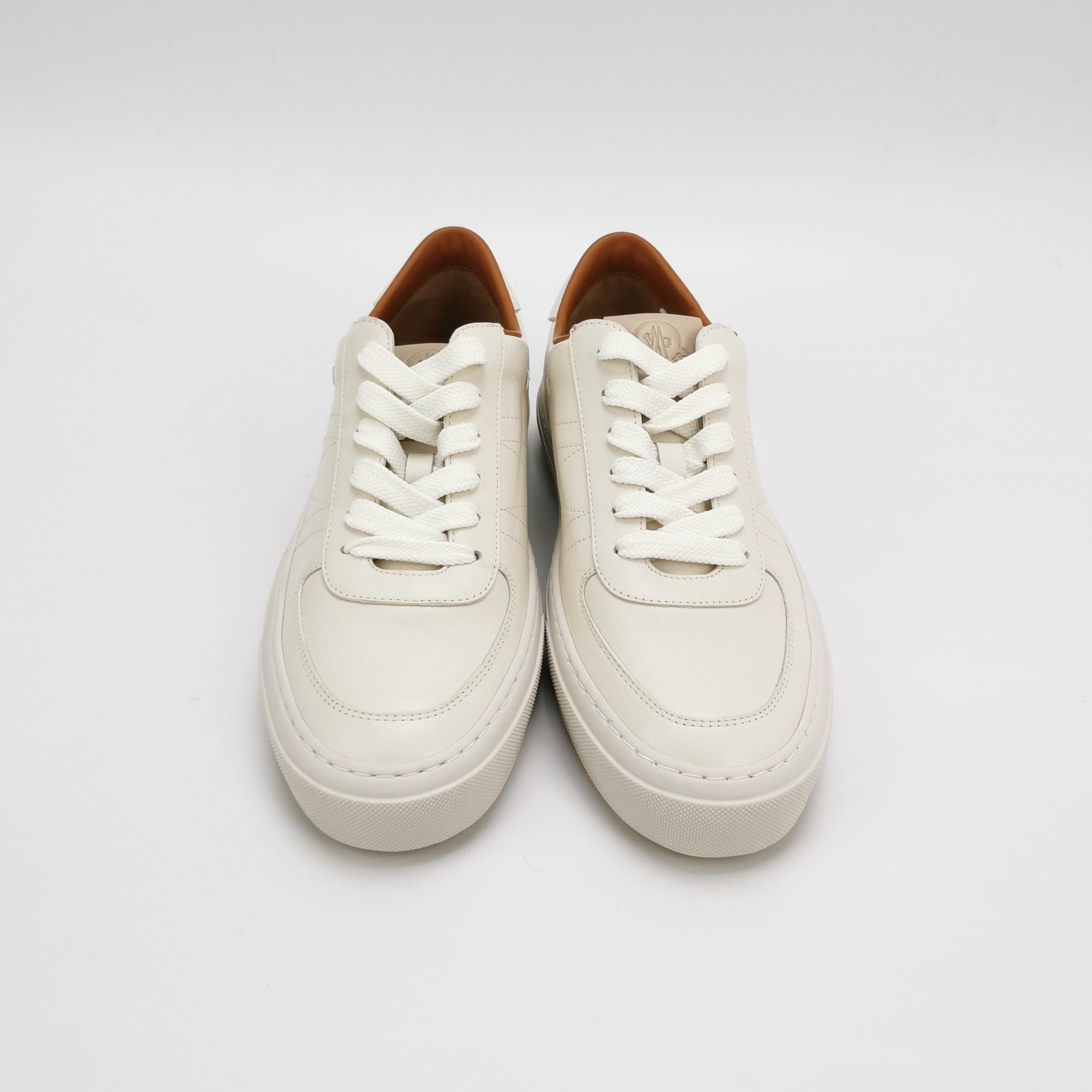 Moncler Moncler Leather Low-Top Sneakers 42 Size US 9 / EU 42 - 4 Thumbnail