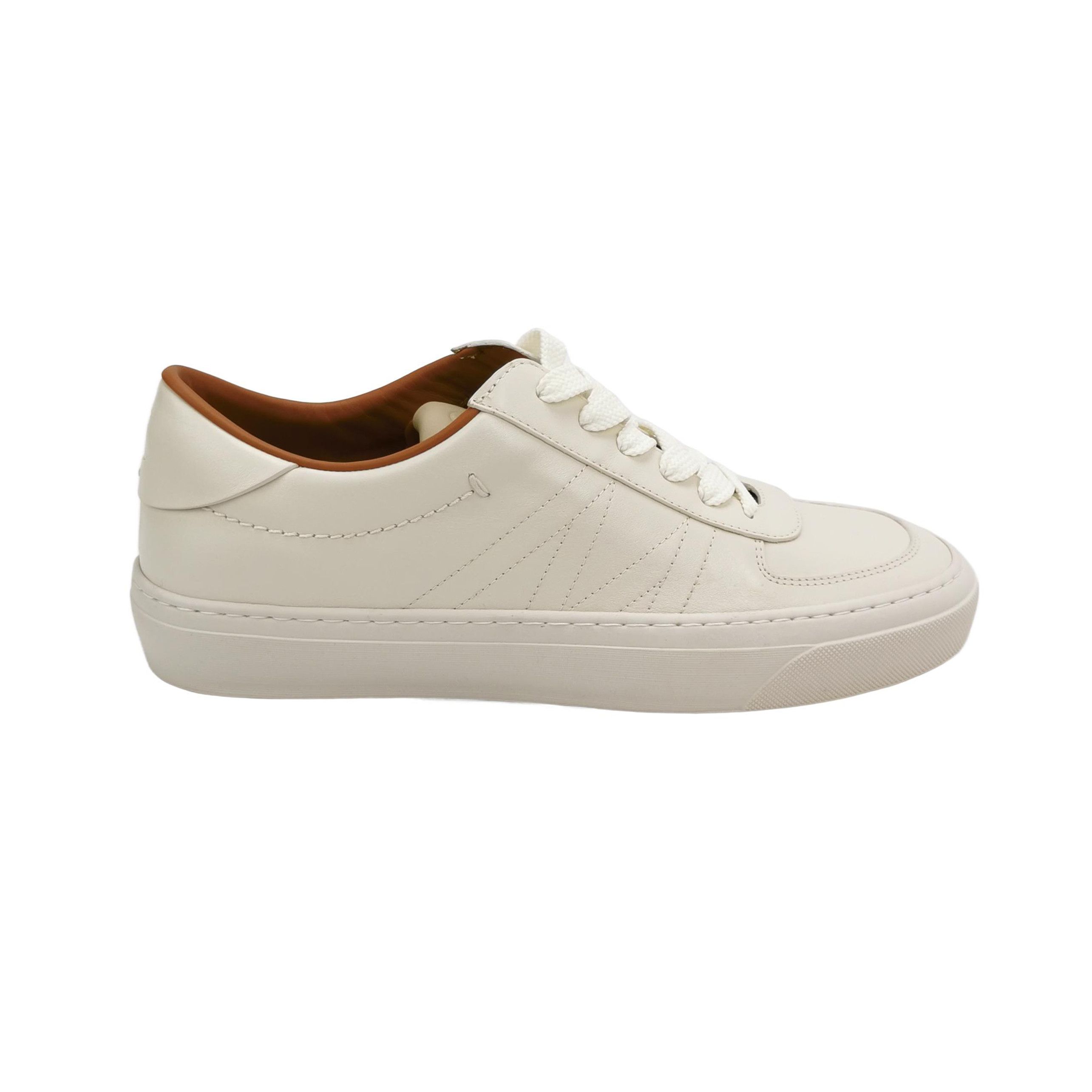 Moncler Moncler Leather Low-Top Sneakers 42 Size US 9 / EU 42 - 2 Thumbnail