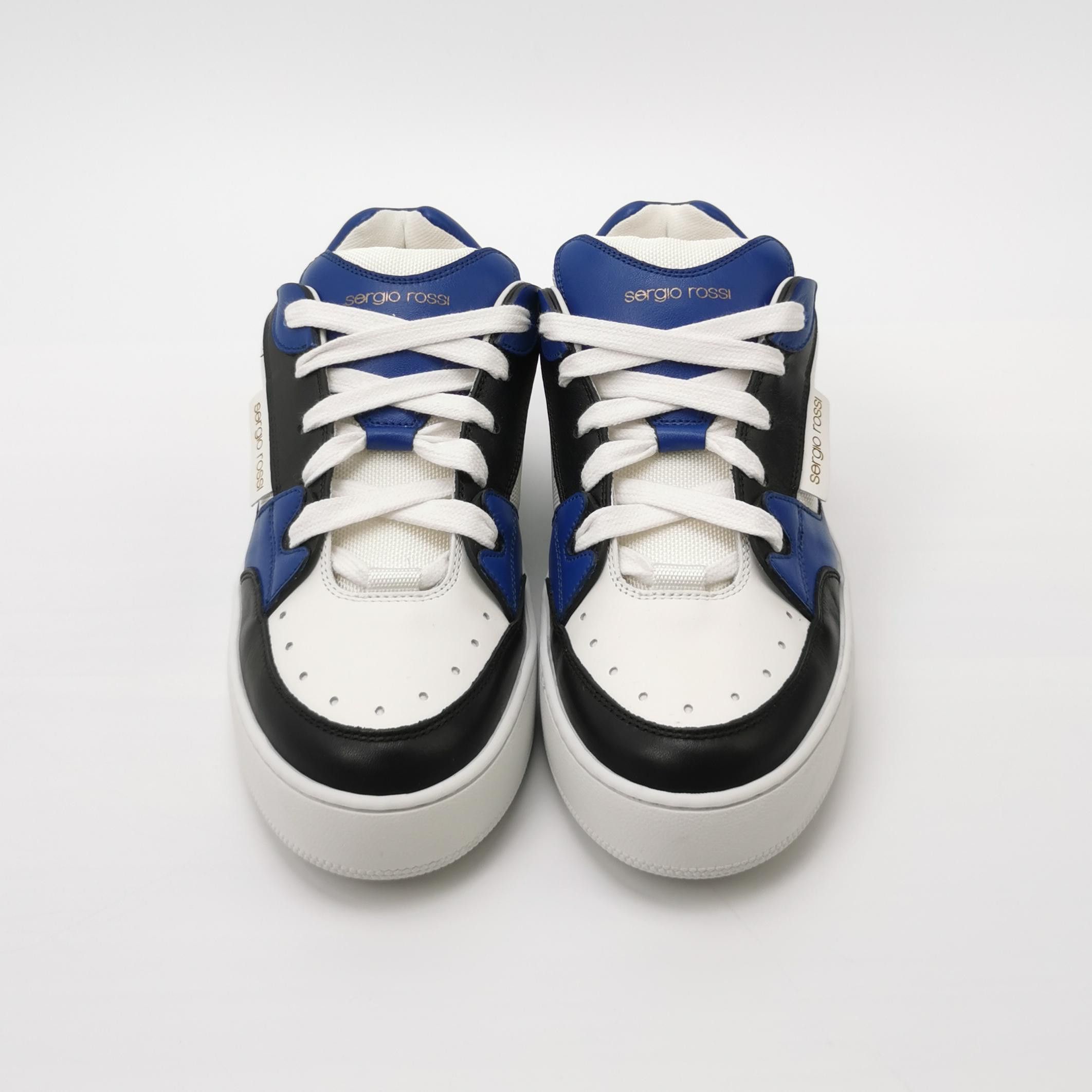 Sergio Rossi Sergio Rossi Colorblock Leather Sneakers EU 39 Size US 6 / EU 39 - 4 Thumbnail