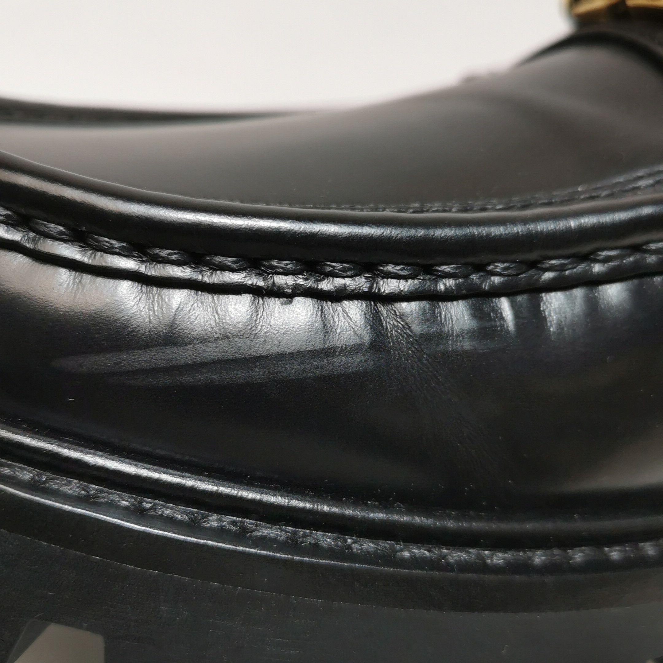 Celine Celine Triomphe Chain Calfskin Loafers 41.5 Size US 8 / EU 41 - 9 Thumbnail