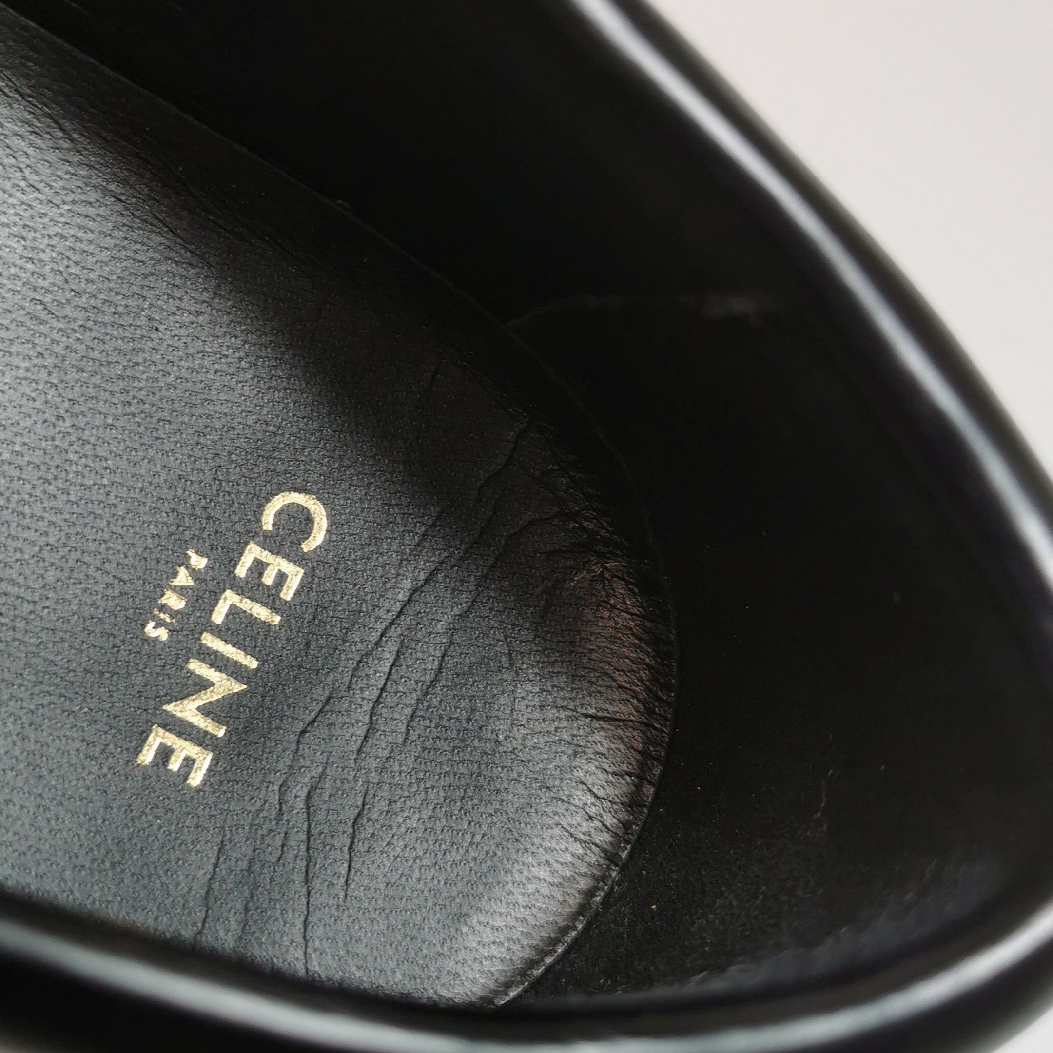 Celine Celine Triomphe Chain Calfskin Loafers 41.5 Size US 8 / EU 41 - 14 Thumbnail