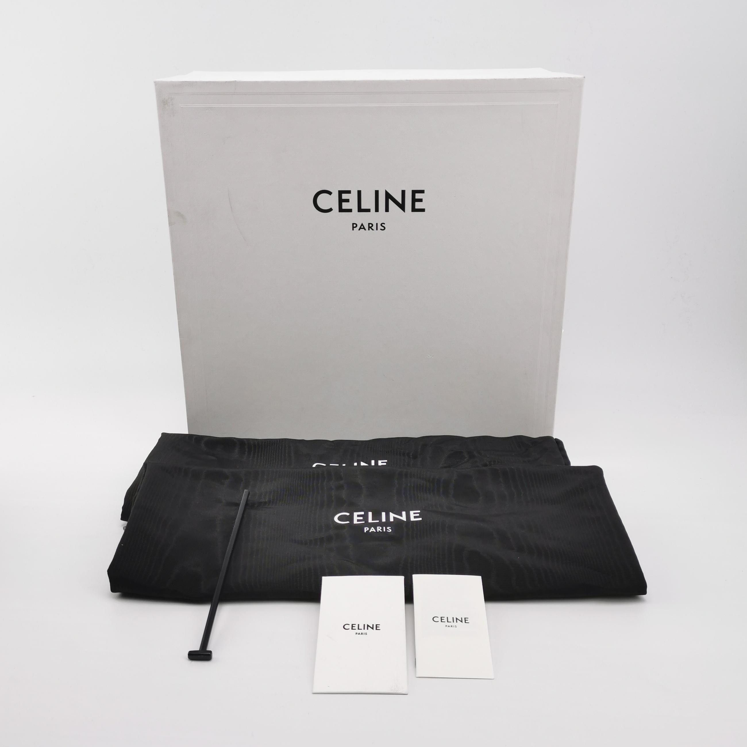 Celine Celine Triomphe Chain Calfskin Loafers 41.5 Size US 8 / EU 41 - 7 Thumbnail
