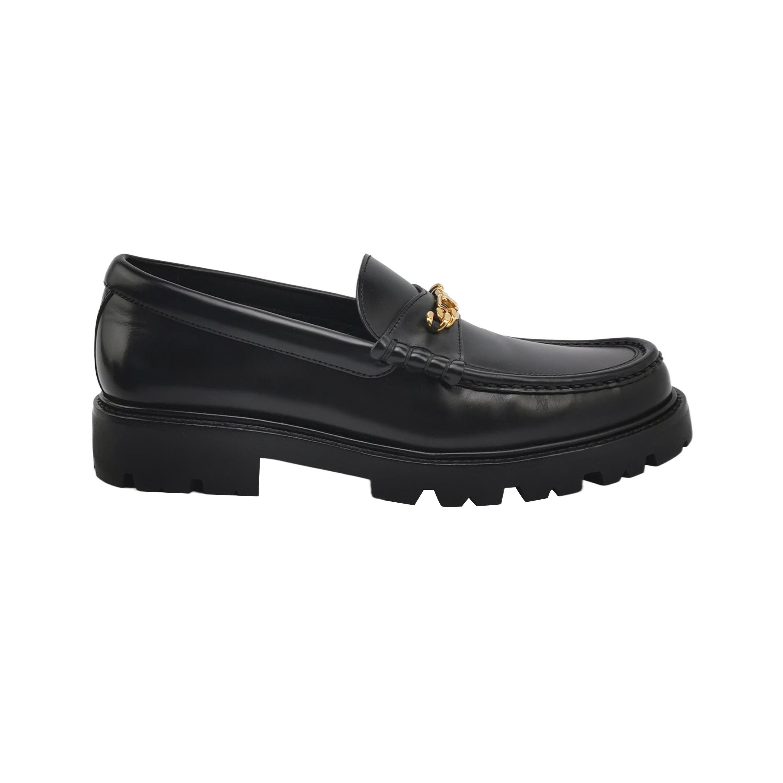 Celine Celine Triomphe Chain Calfskin Loafers 41.5 Size US 8 / EU 41 - 2 Thumbnail