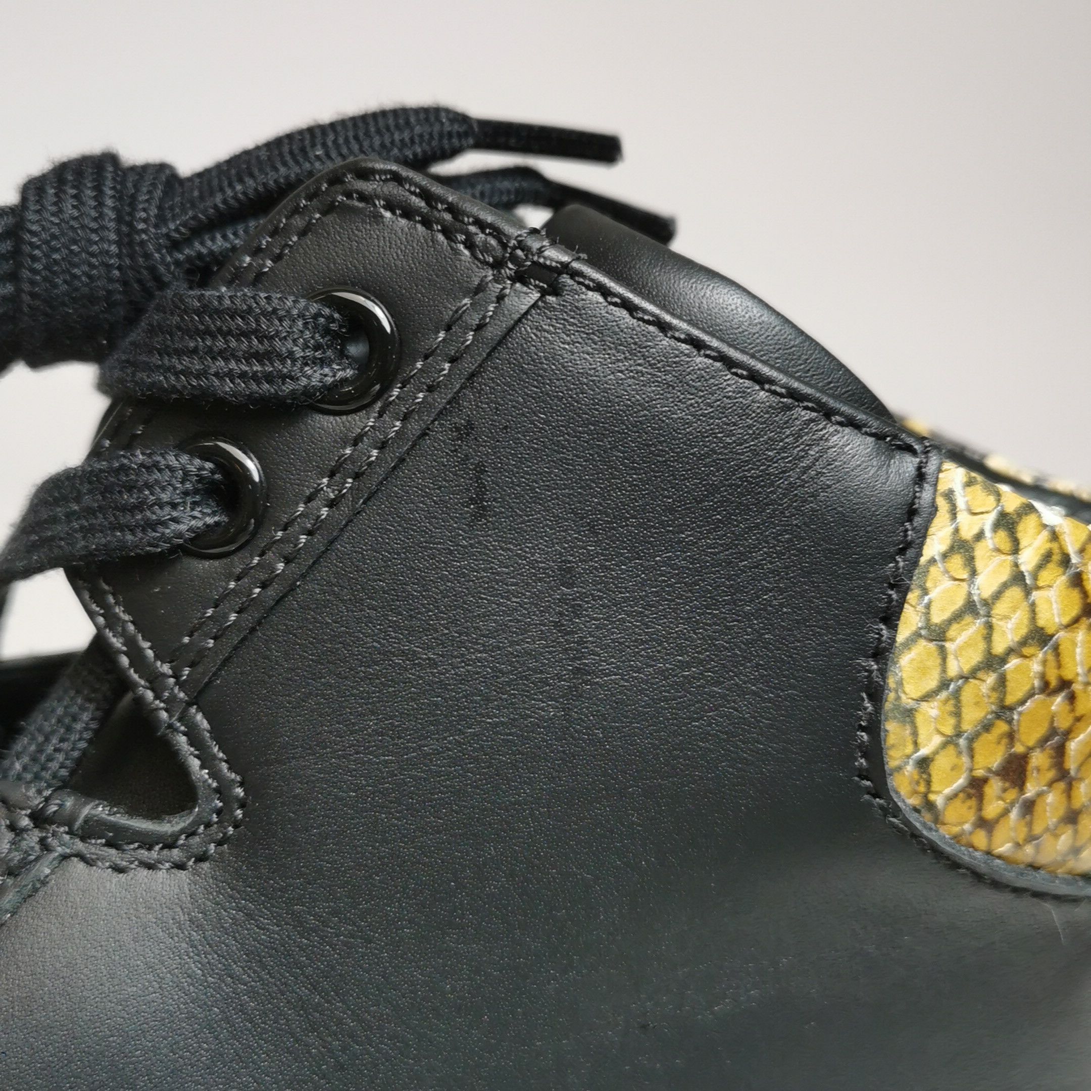 Bally Bally Snakeskin Trim Leather Hi-Top Sneakers 43 Size US 10 / EU 43 - 8 Thumbnail