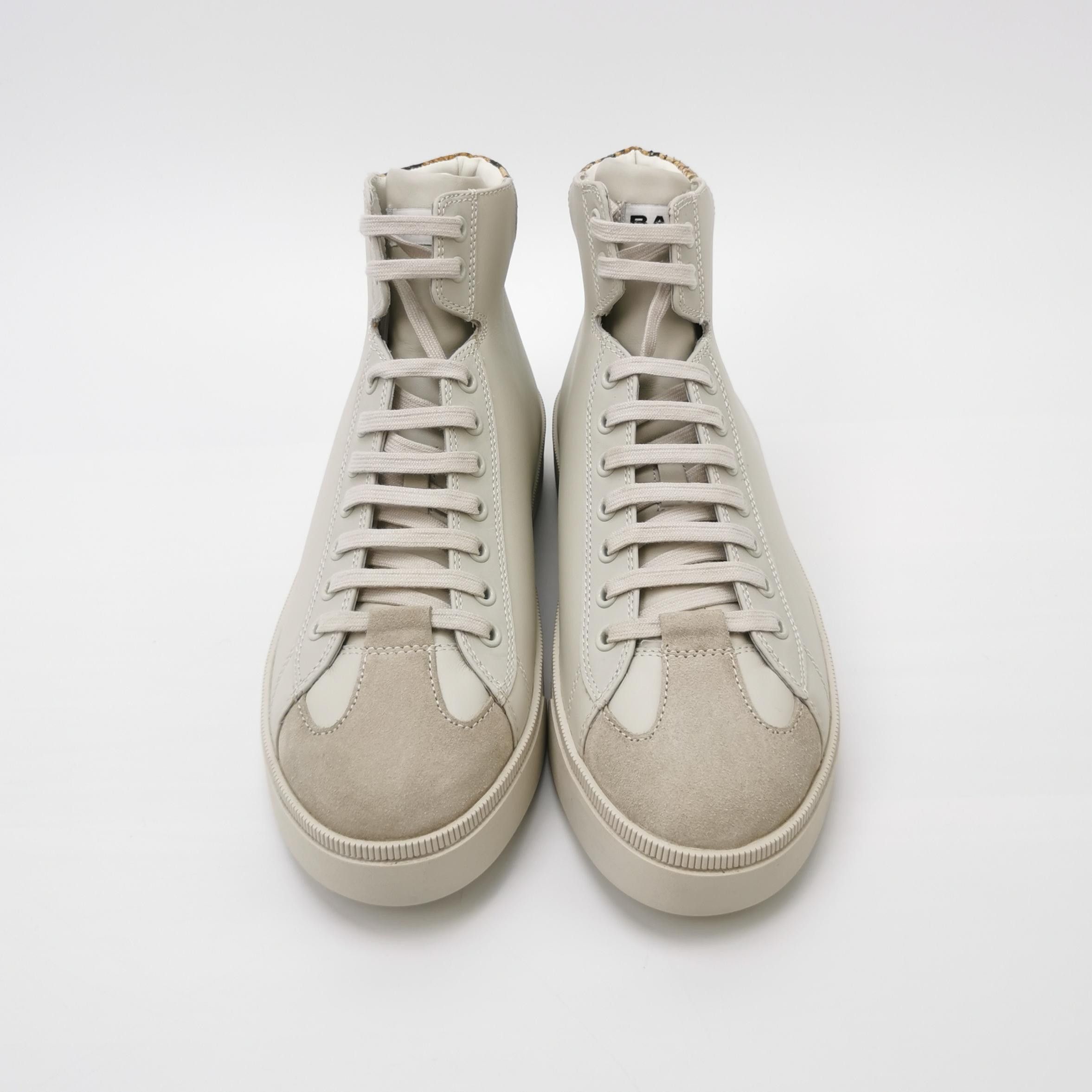 Bally Bally Snakeskin Trim High Top Sneakers 42 Size US 9 / EU 42 - 4 Thumbnail